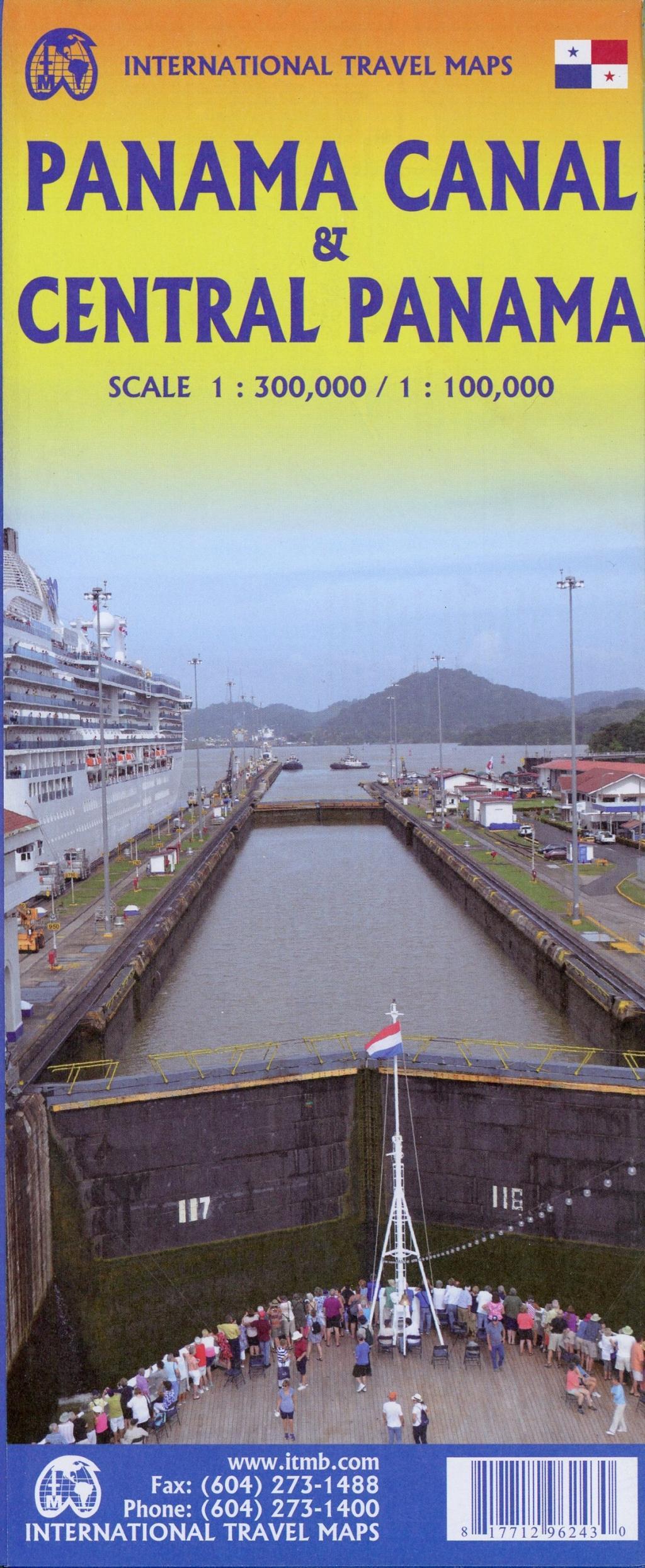 Vorderes Coverbild Panama Canal & City 1:300 000