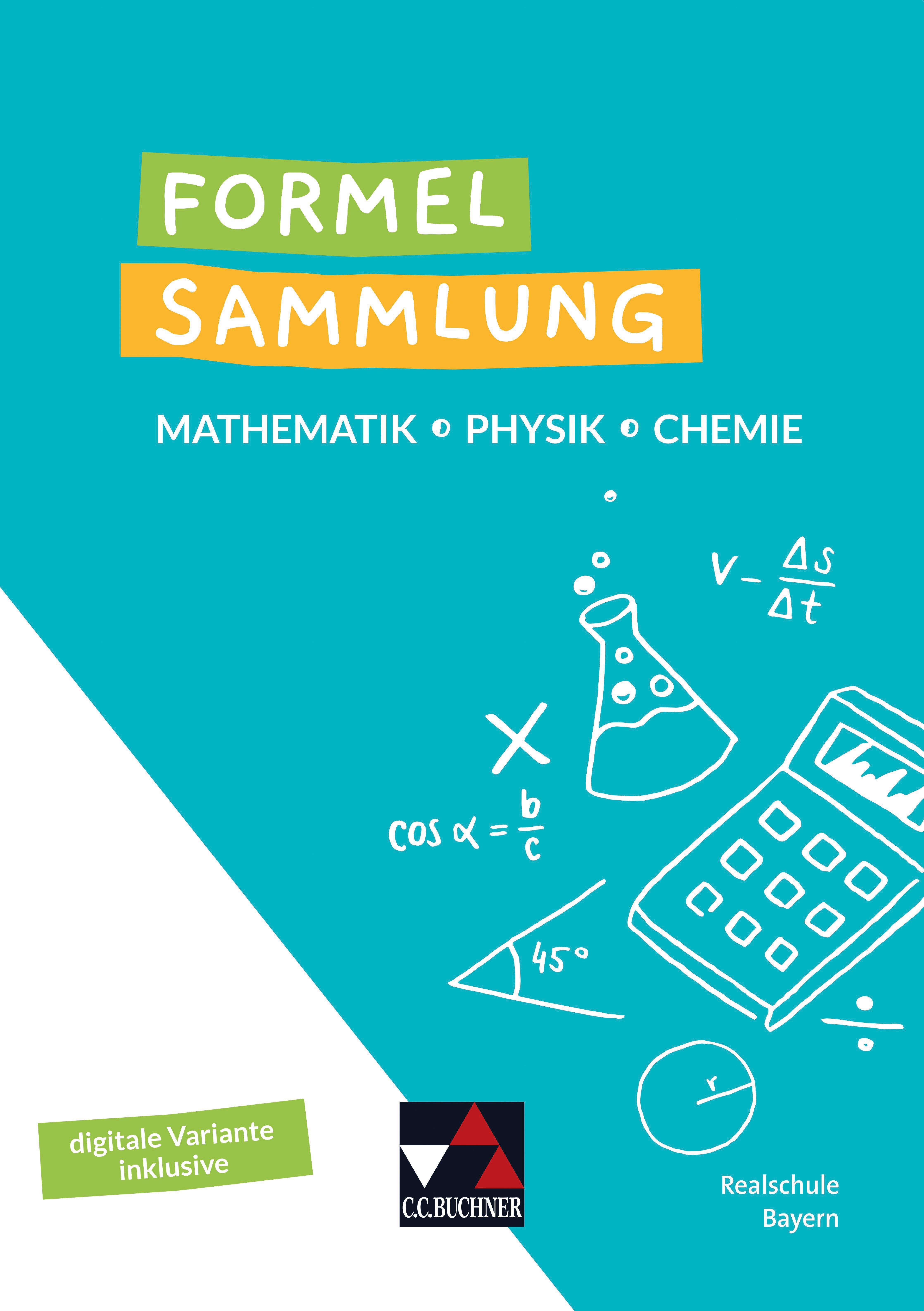Vorderes Coverbild Formelsammlung Mathe - Physik - Chemie