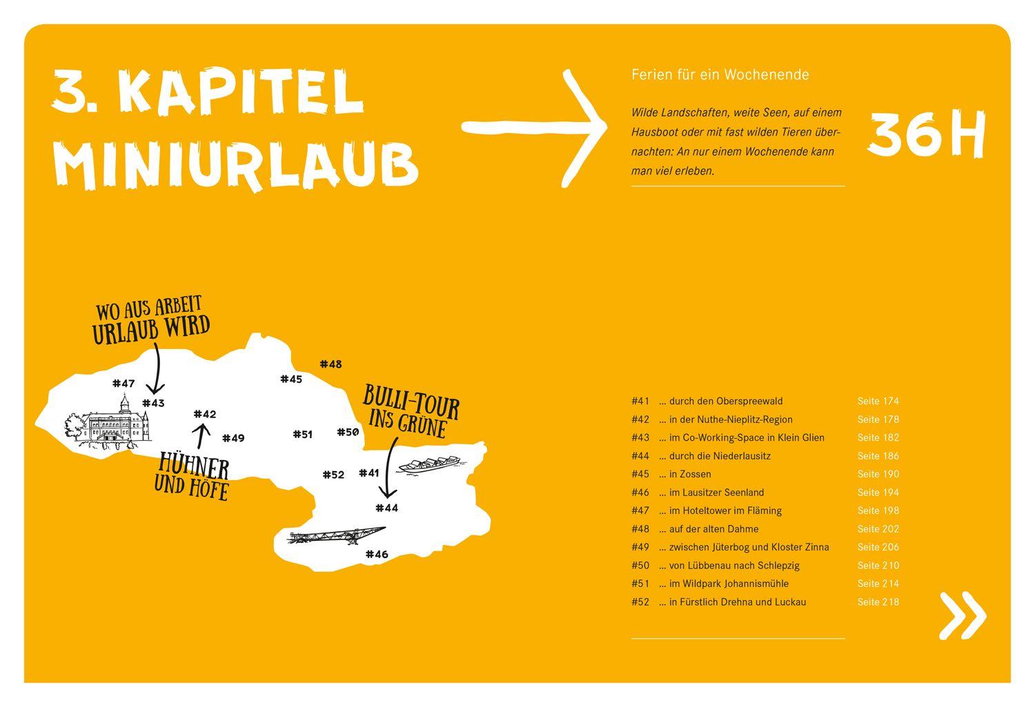 Beispielinhalt (Bild) 52 kleine & große Eskapaden Fläming, Niederlausitz und Spreewald