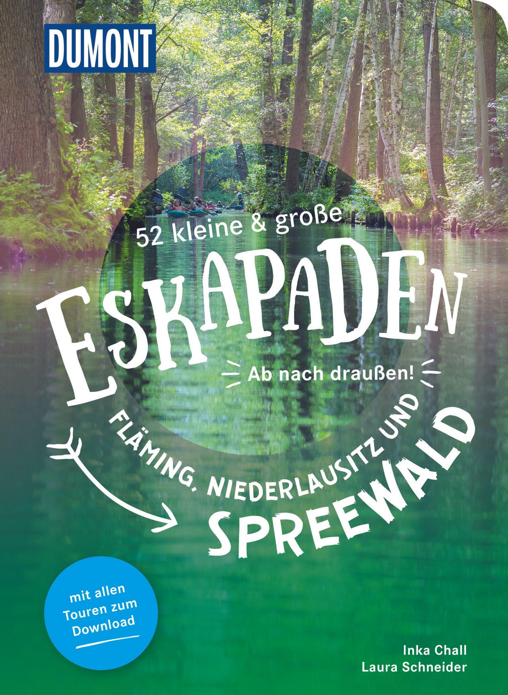 Vorderes Coverbild 52 kleine & große Eskapaden Fläming, Niederlausitz und Spreewald