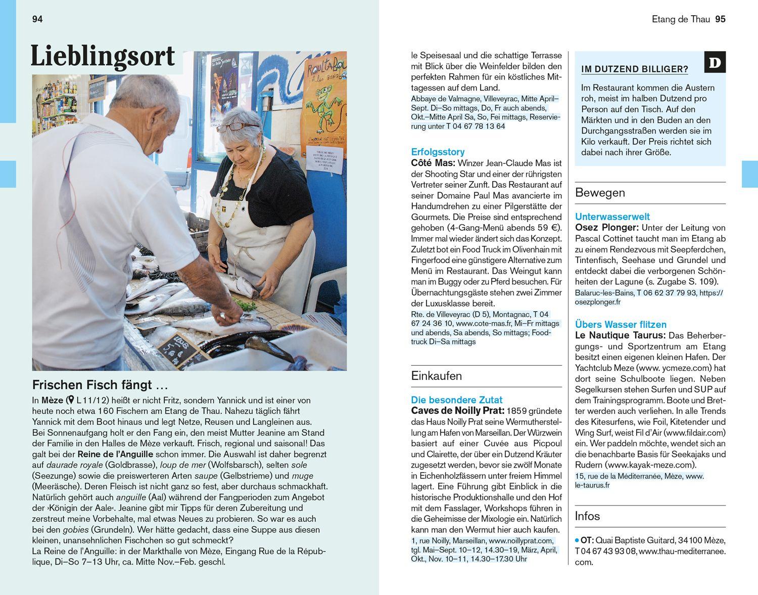Beispielinhalt (Bild) DuMont Reise-Taschenbuch Reiseführer Languedoc Roussillon