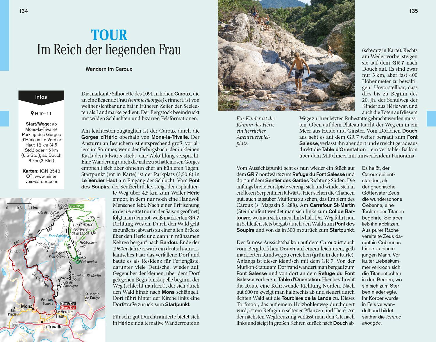 Beispielinhalt (Bild) DuMont Reise-Taschenbuch Reiseführer Languedoc Roussillon