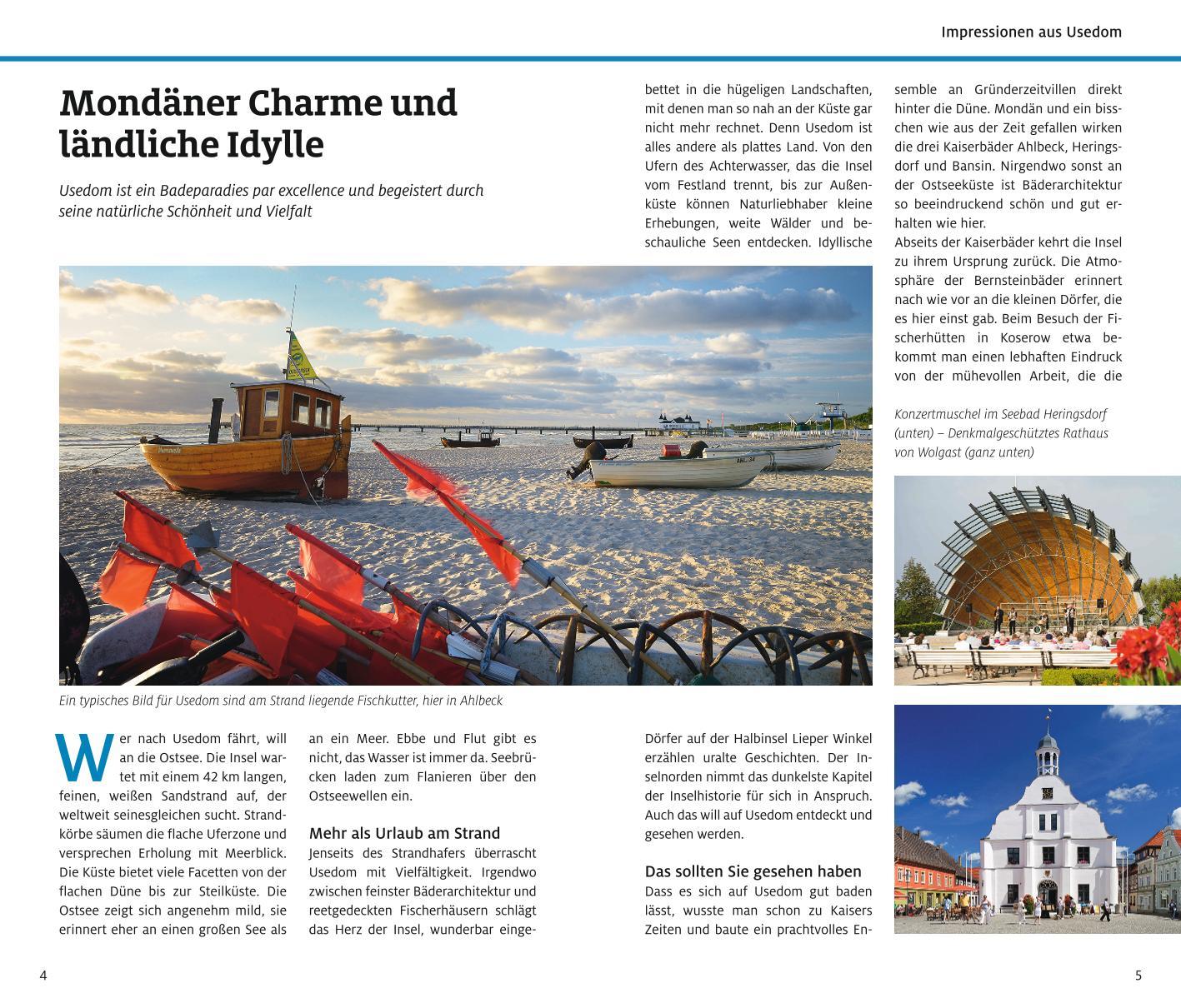 Beispielinhalt (Bild) ADAC Reiseführer Usedom