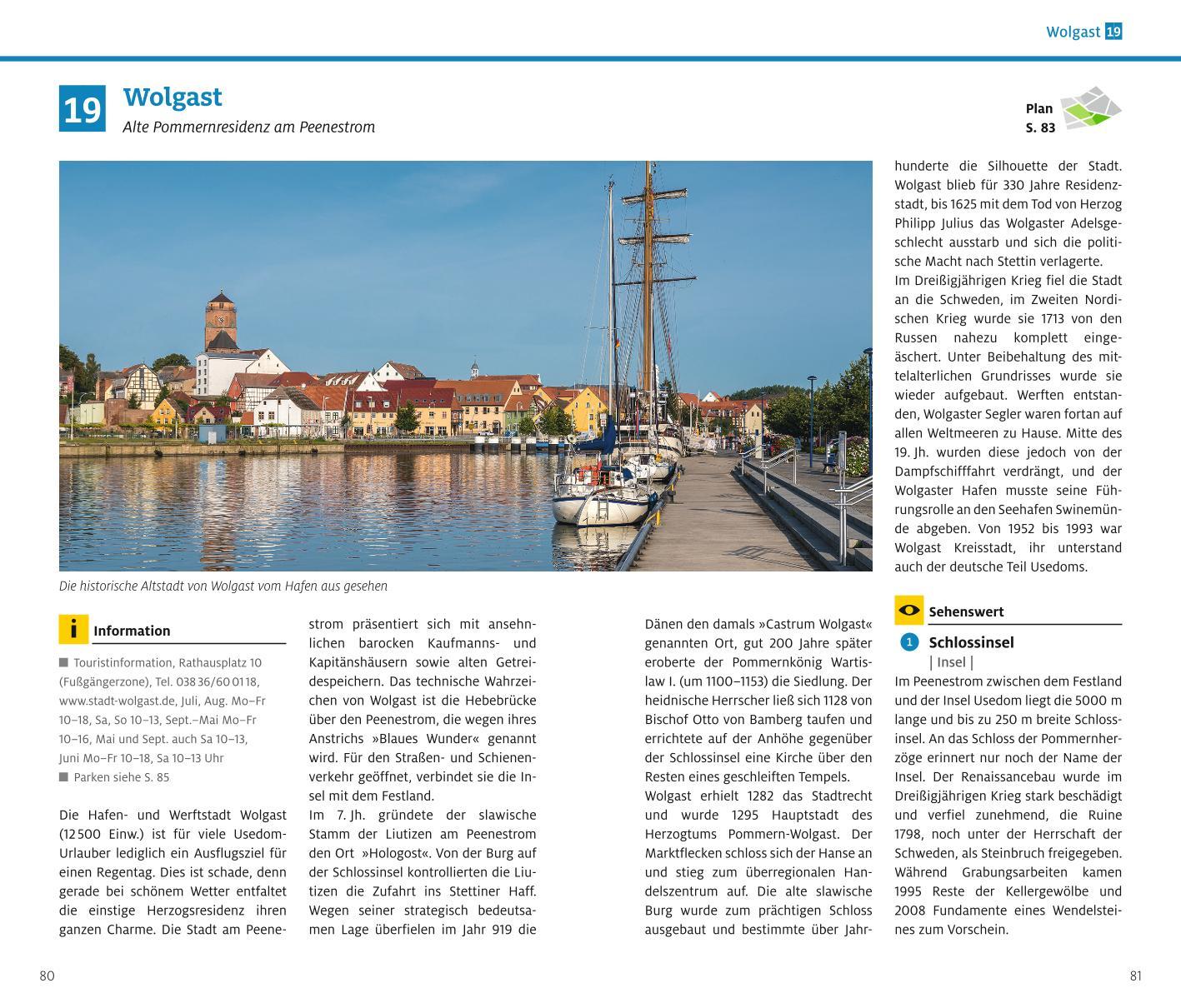 Beispielinhalt (Bild) ADAC Reiseführer Usedom