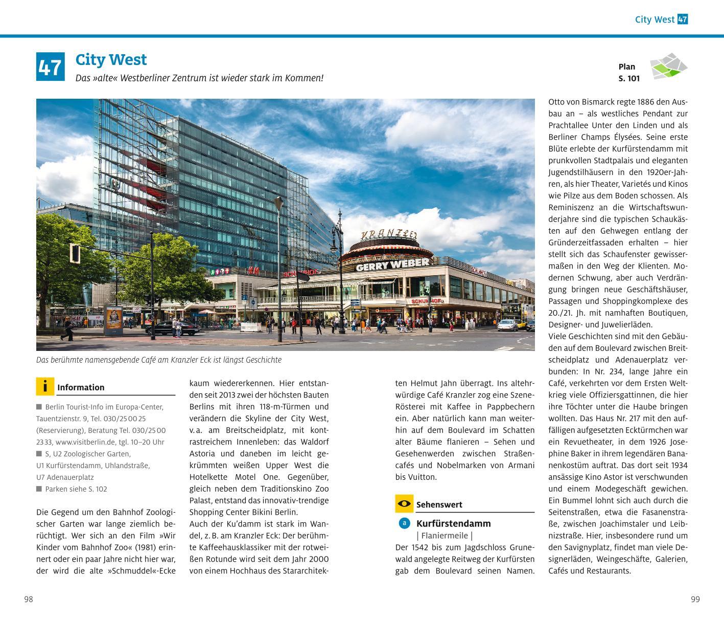 Beispielinhalt (Bild) ADAC Reiseführer Berlin