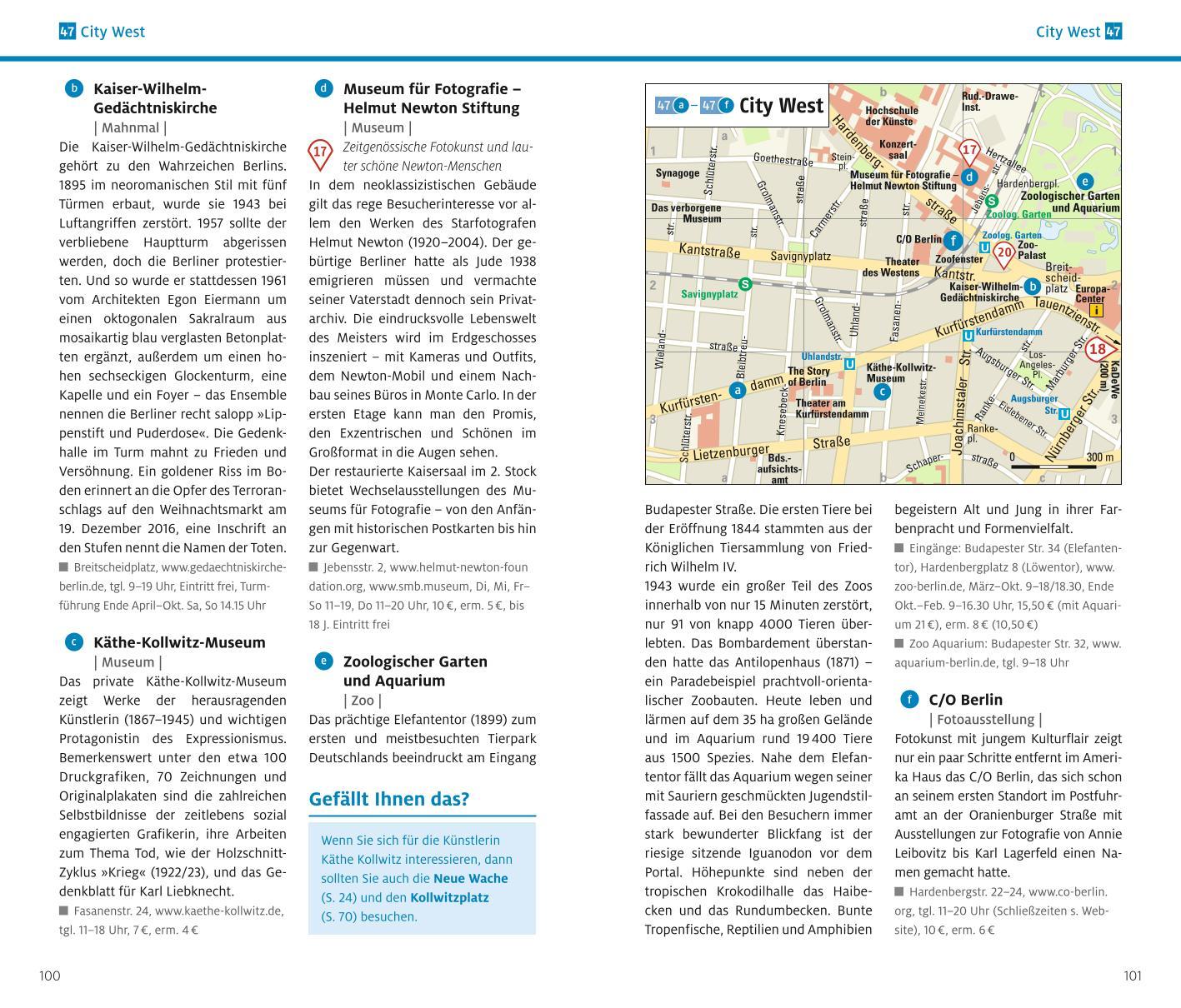 Beispielinhalt (Bild) ADAC Reiseführer Berlin