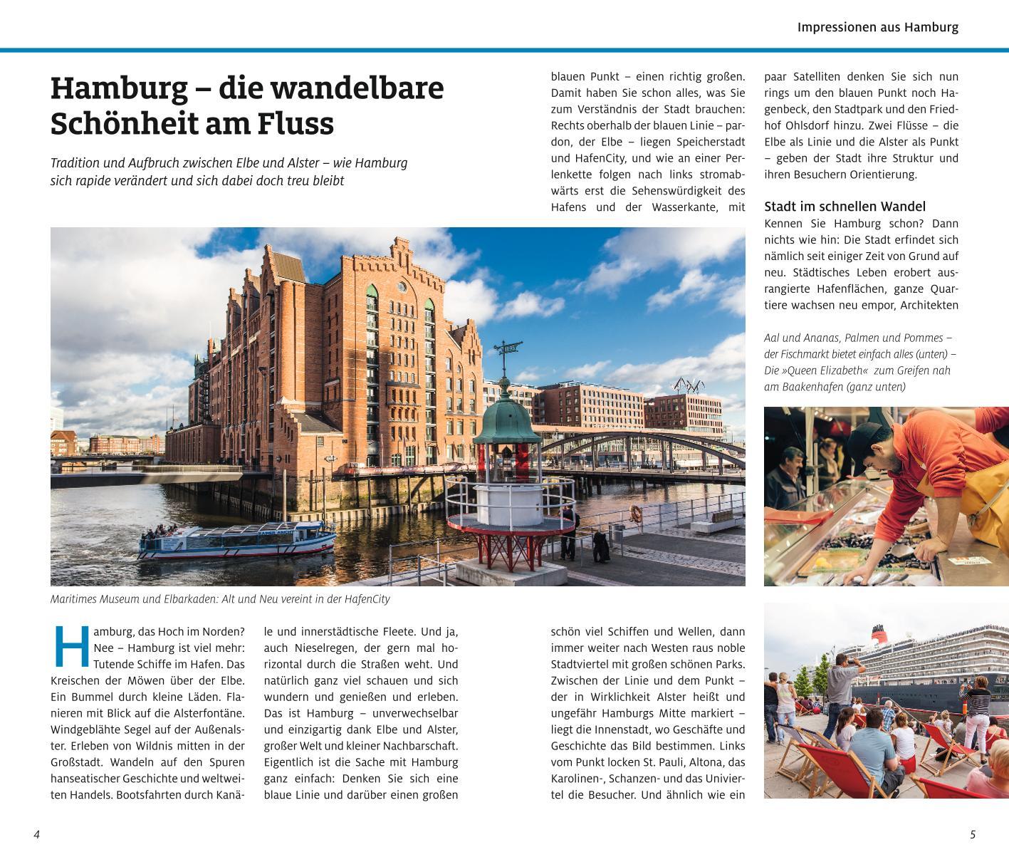 Beispielinhalt (Bild) ADAC Reiseführer Hamburg