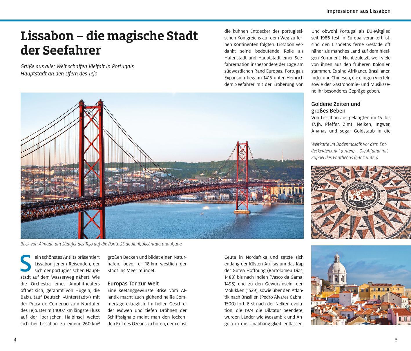 Beispielinhalt (Bild) ADAC Reiseführer Lissabon