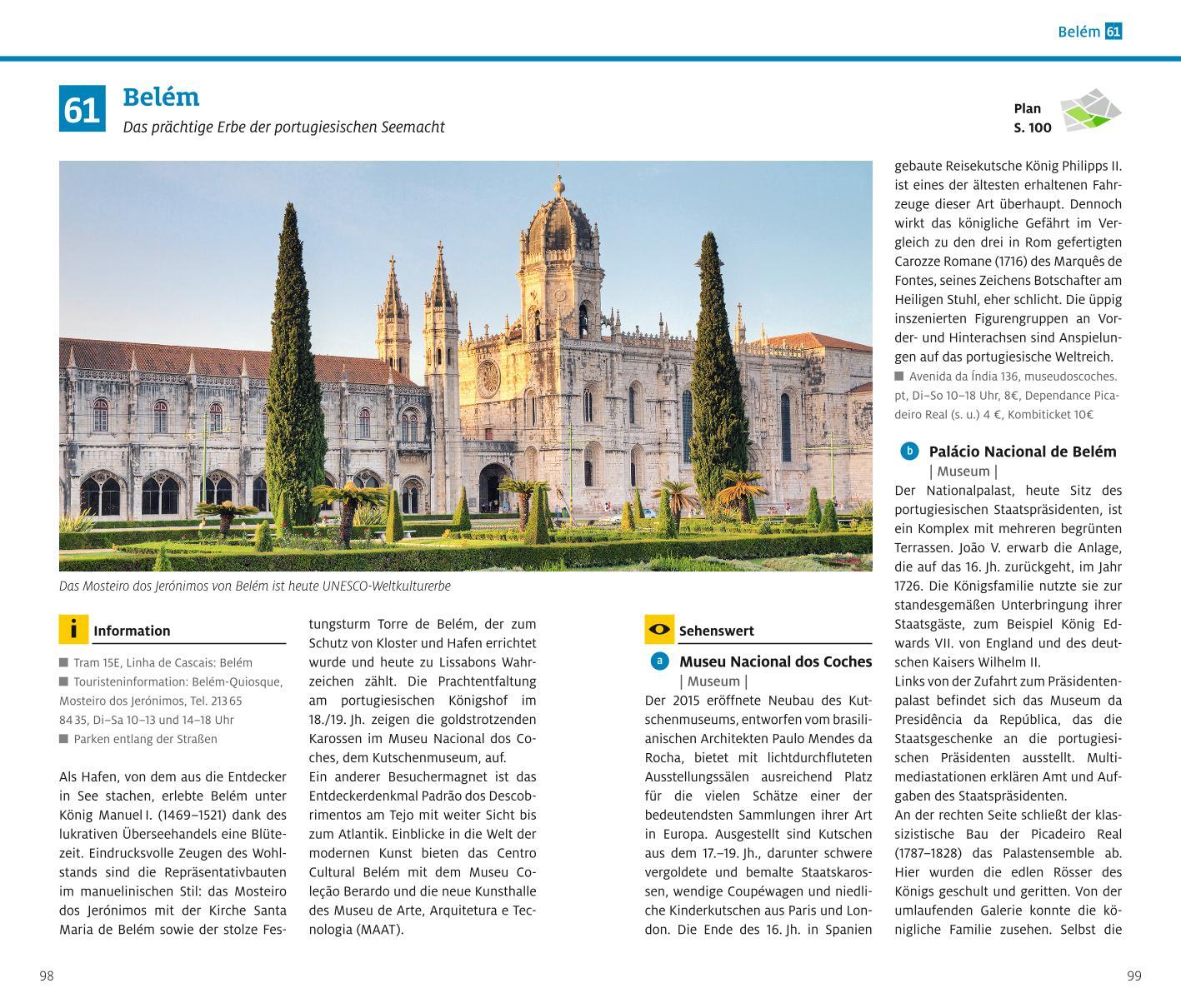 Beispielinhalt (Bild) ADAC Reiseführer Lissabon