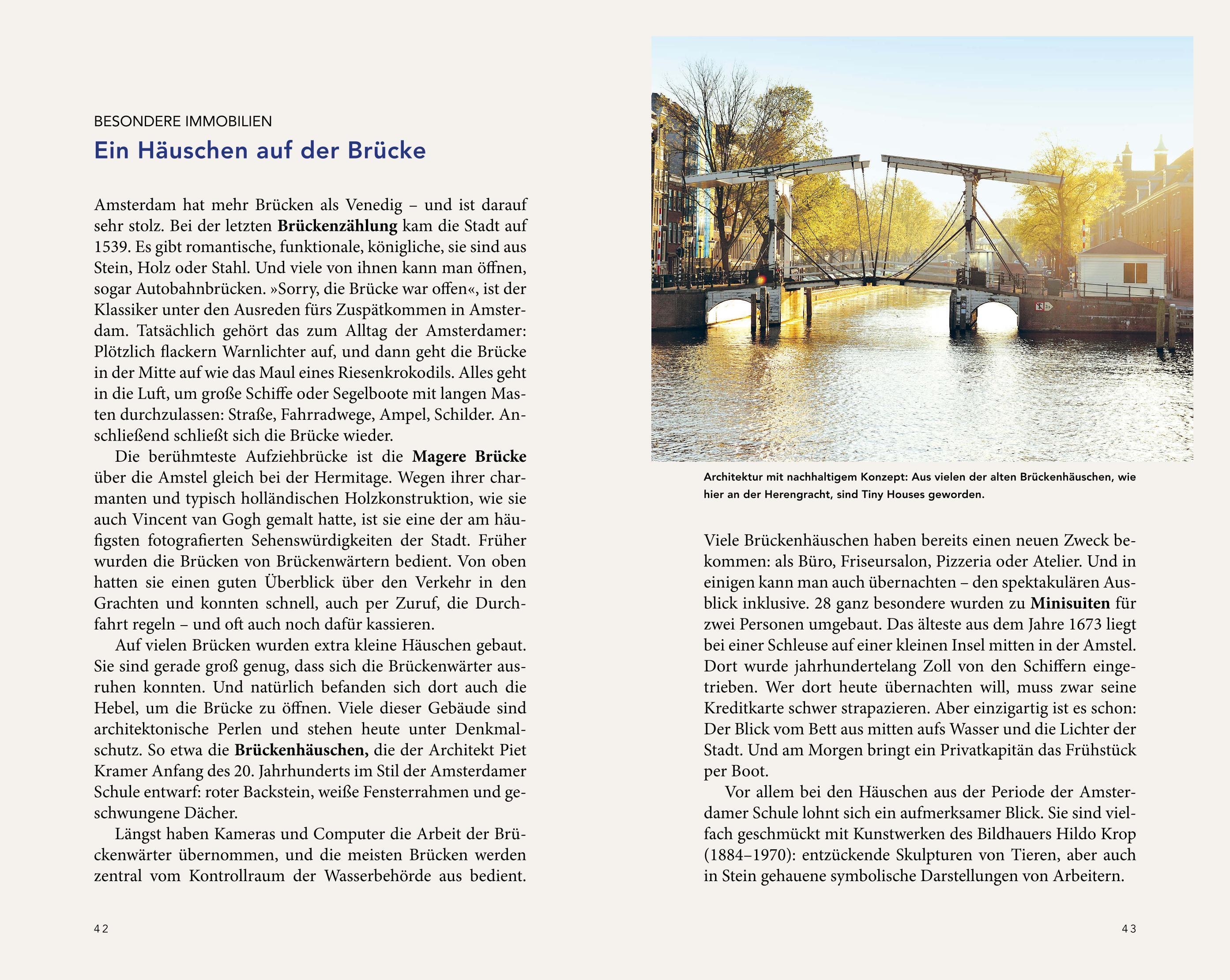 Beispielinhalt (Bild) MERIAN Reiseführer Amsterdam