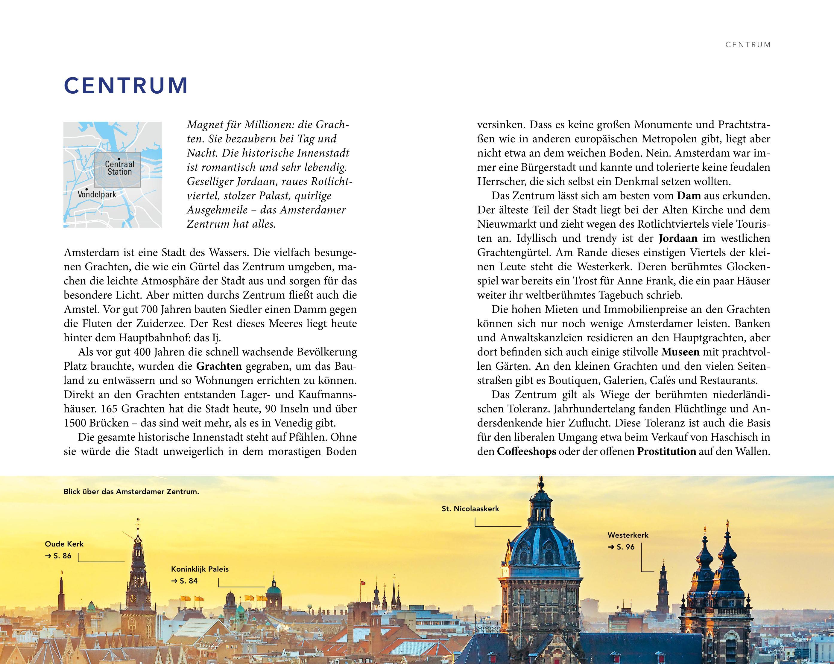 Beispielinhalt (Bild) MERIAN Reiseführer Amsterdam