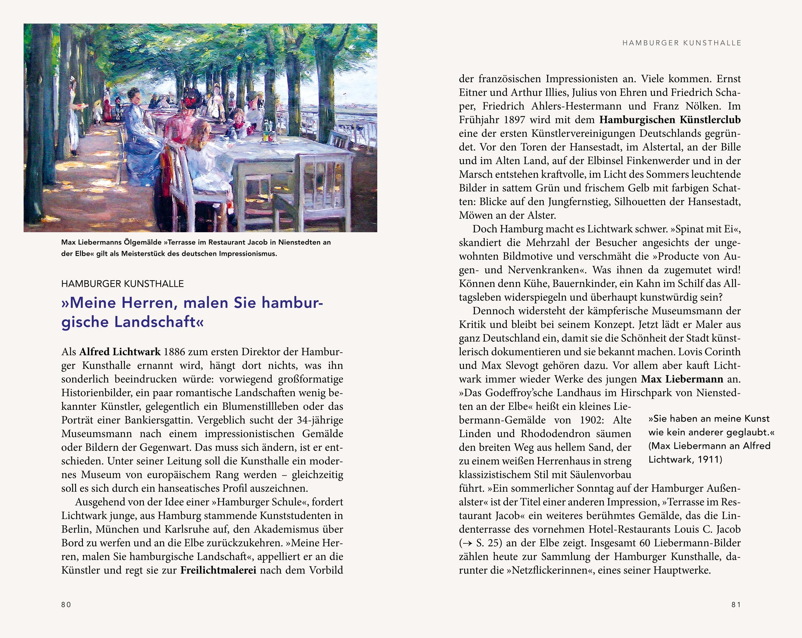 Beispielinhalt (Bild) MERIAN Reiseführer Hamburg