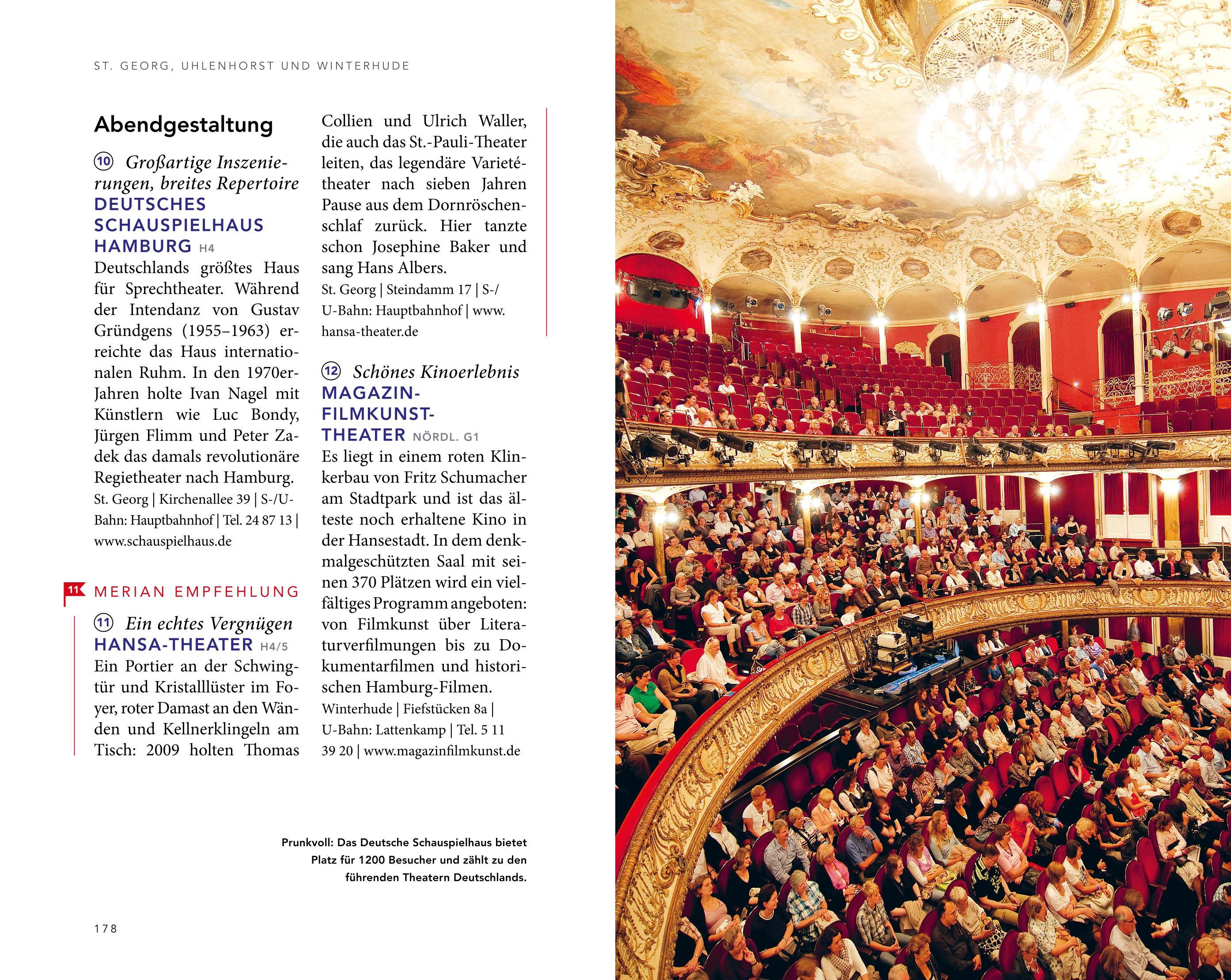 Beispielinhalt (Bild) MERIAN Reiseführer Hamburg