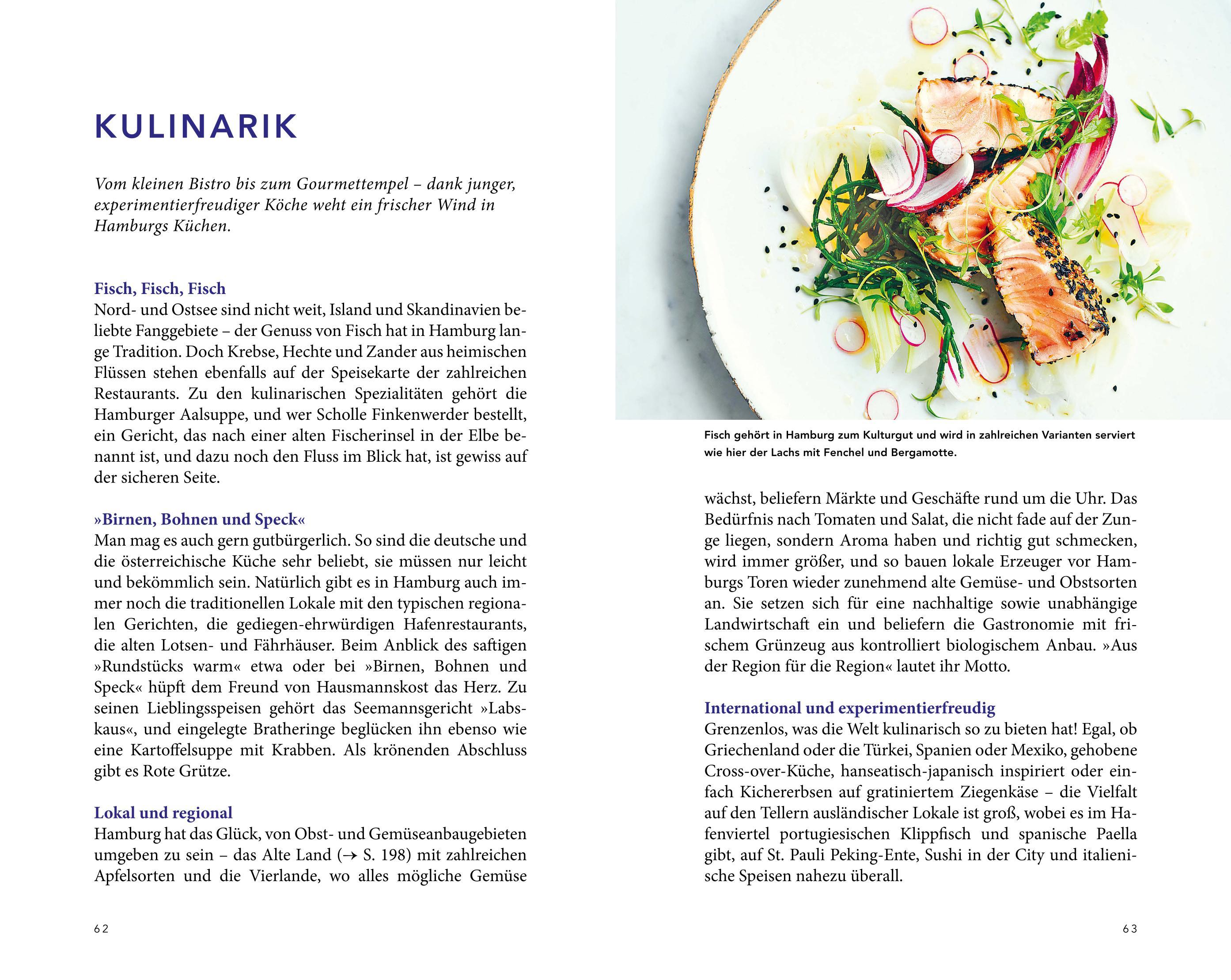 Beispielinhalt (Bild) MERIAN Reiseführer Hamburg