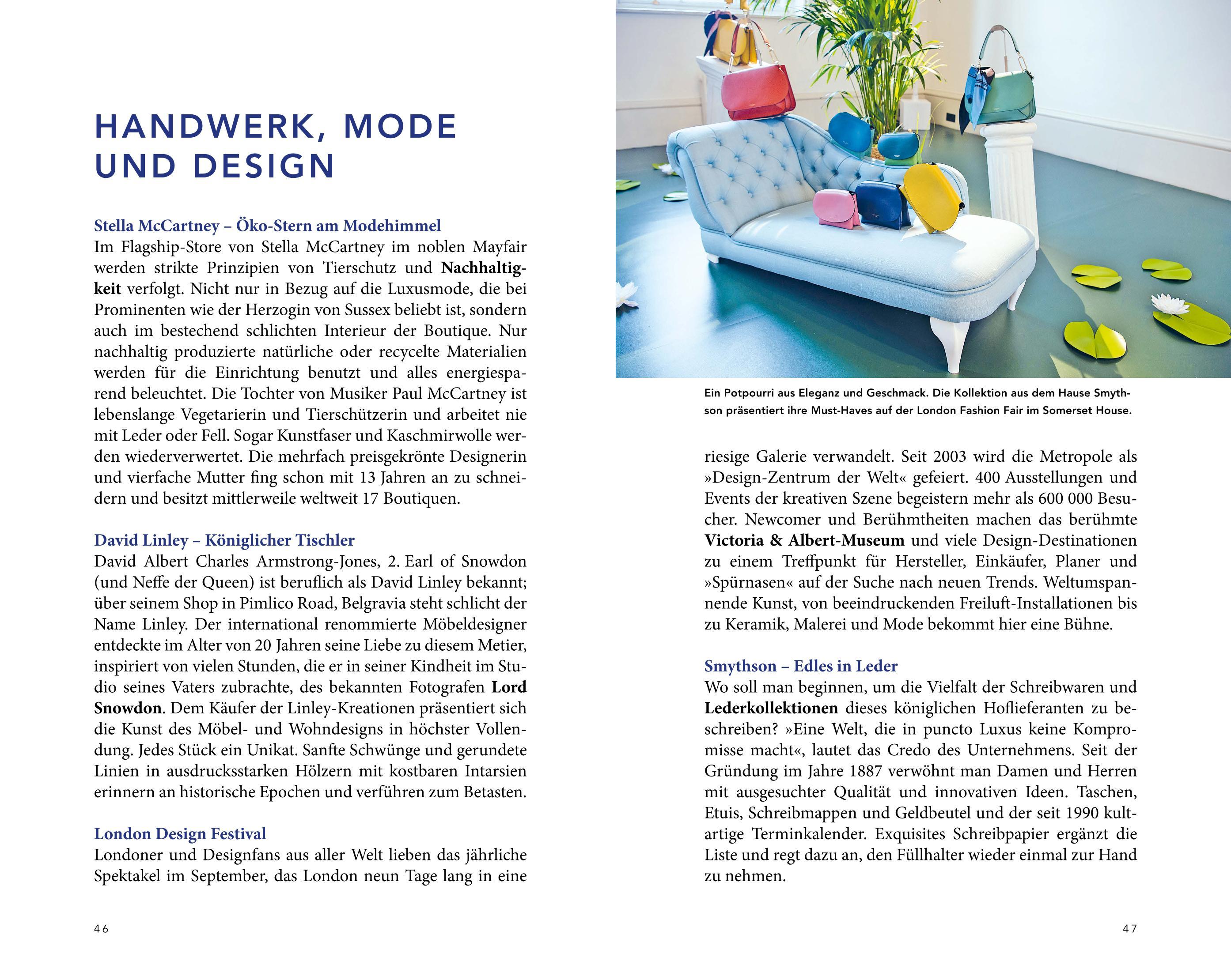 Beispielinhalt (Bild) MERIAN Reiseführer London