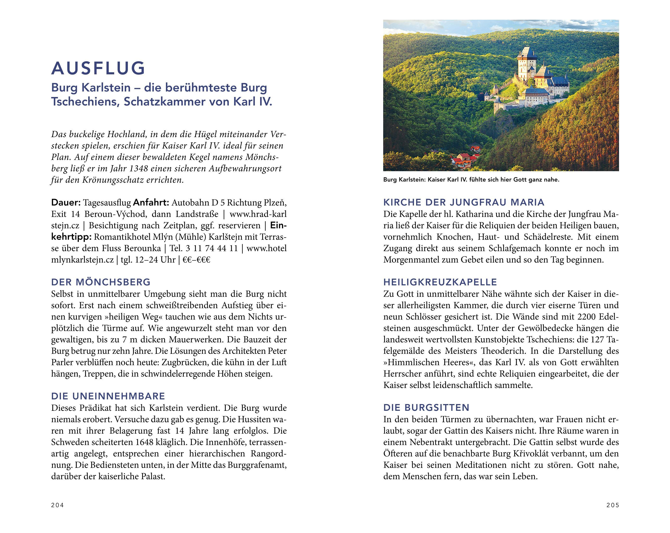 Beispielinhalt (Bild) MERIAN Reiseführer Prag