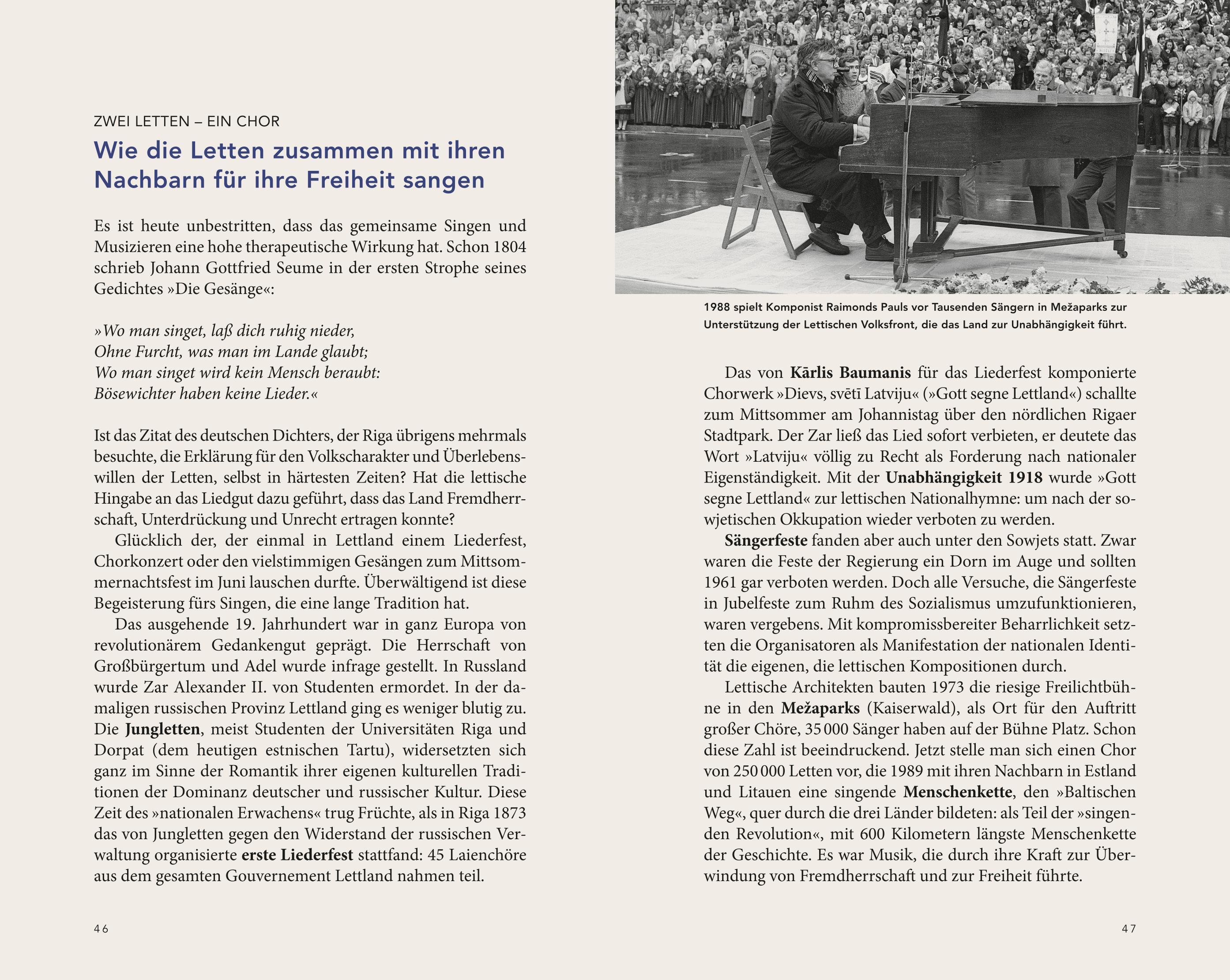 Beispielinhalt (Bild) MERIAN Reiseführer Riga