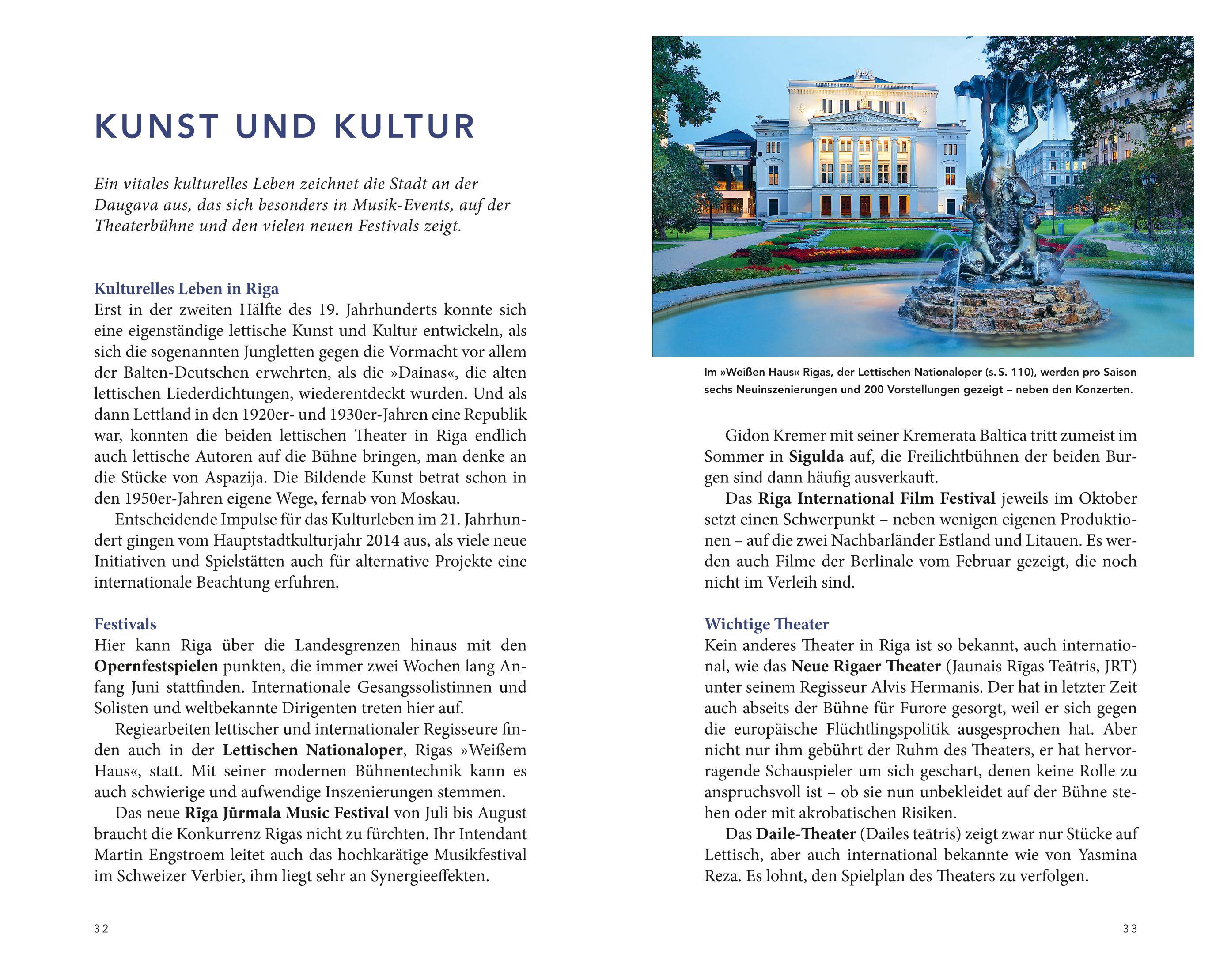 Beispielinhalt (Bild) MERIAN Reiseführer Riga