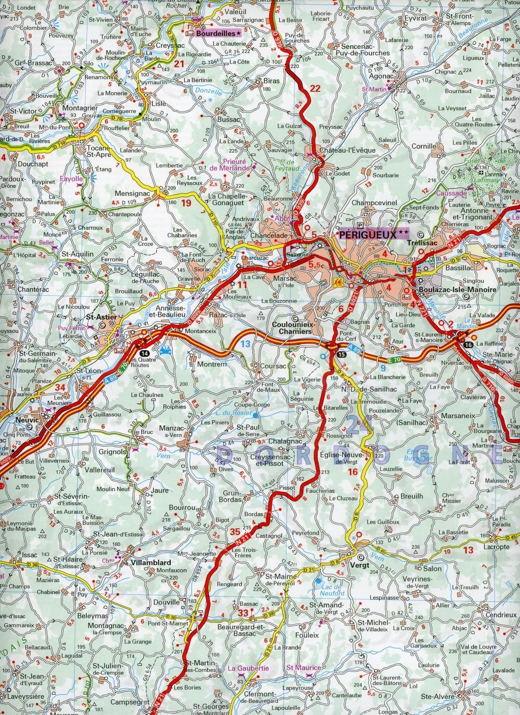 Beispielinhalt (Bild) Quercy Perigord - Zoom Map 118