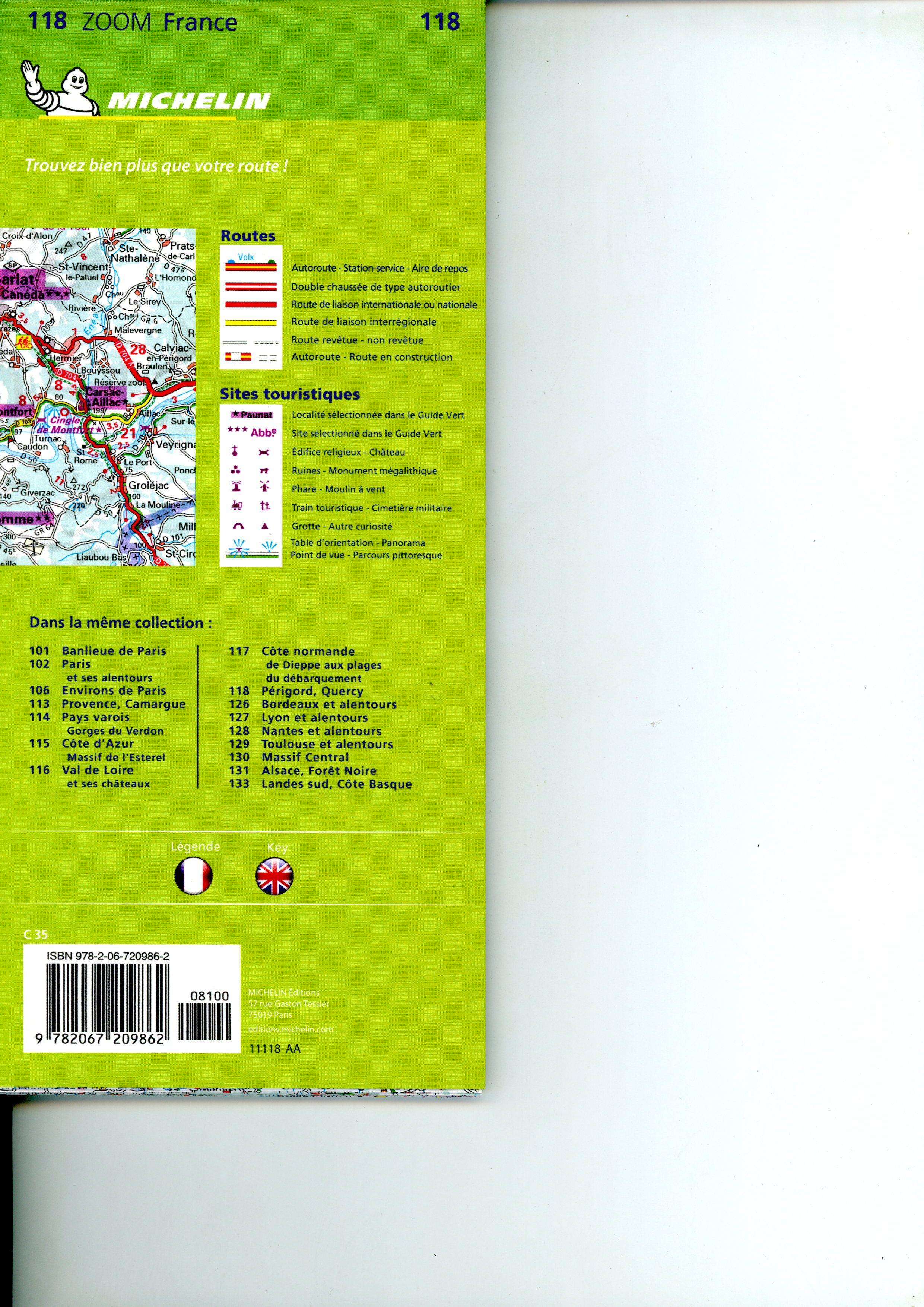 Beispielinhalt (Bild) Quercy Perigord - Zoom Map 118