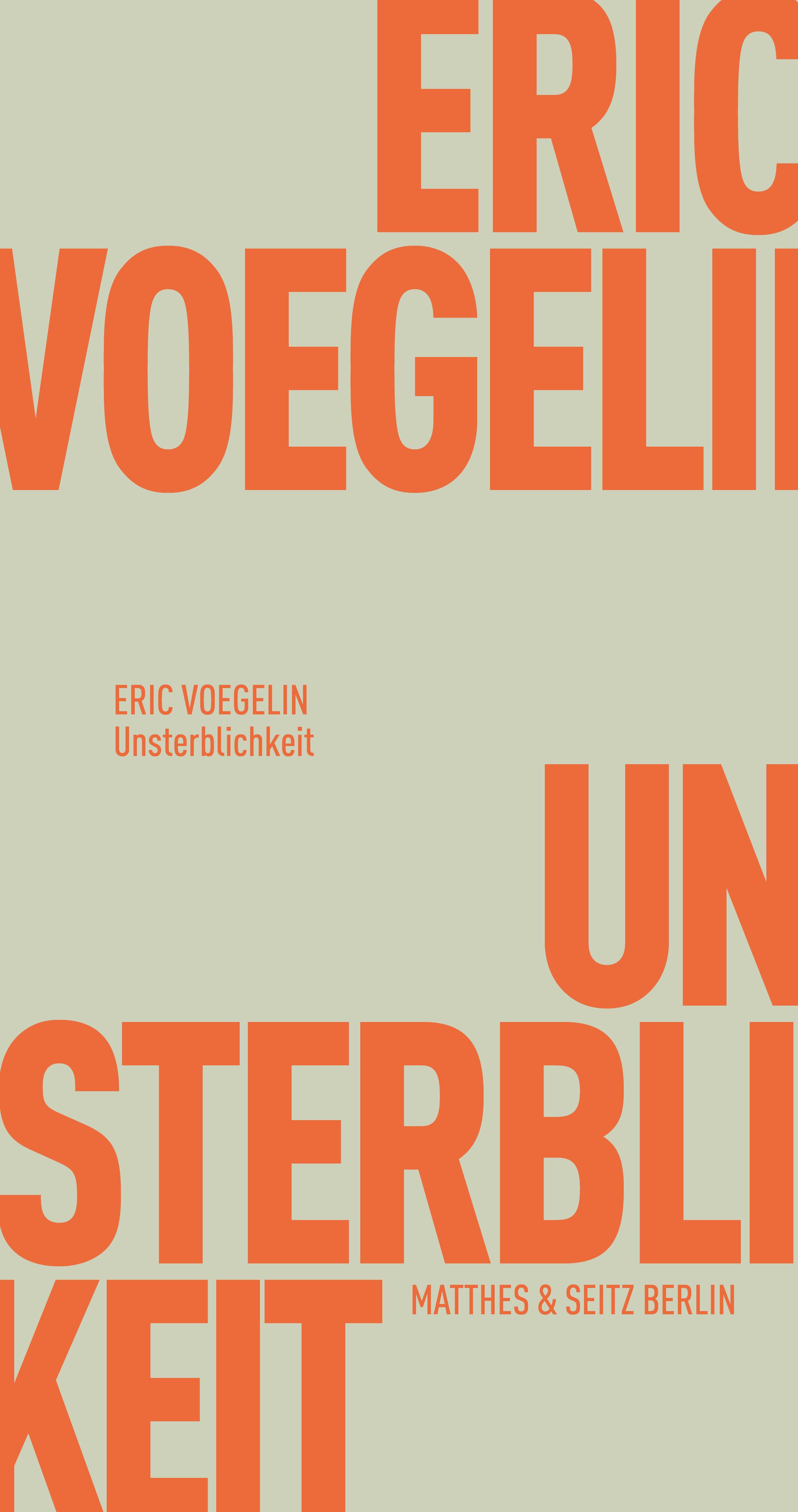 Vorderes Coverbild Unsterblichkeit