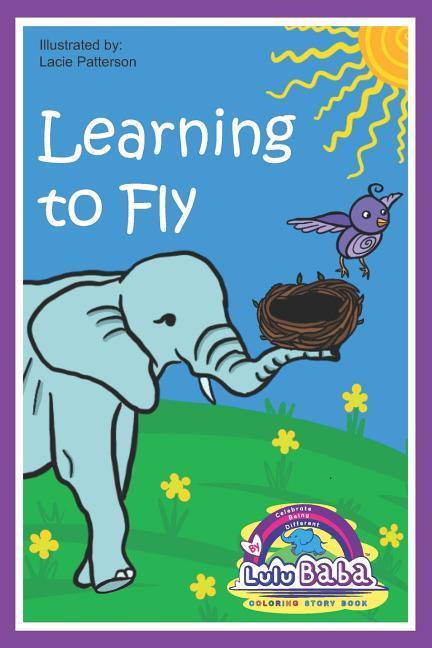 Vorderes Coverbild Lulu Baba Coloring Story Book, Learning to Fly