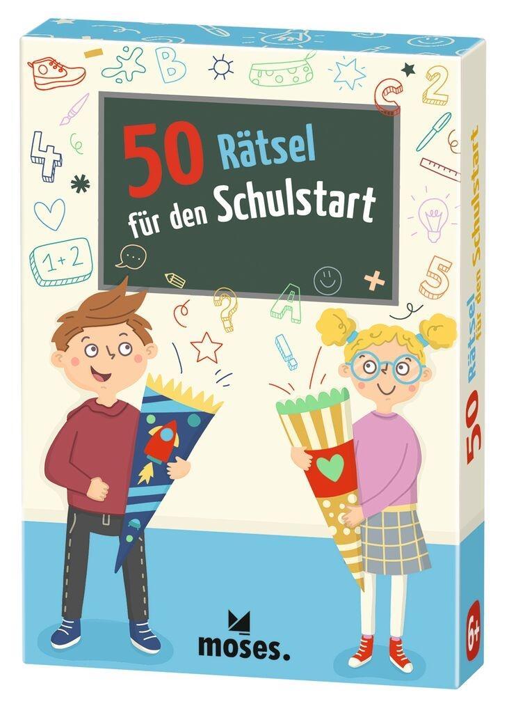 Vorderes Coverbild 50 Rätsel für den Schulstart