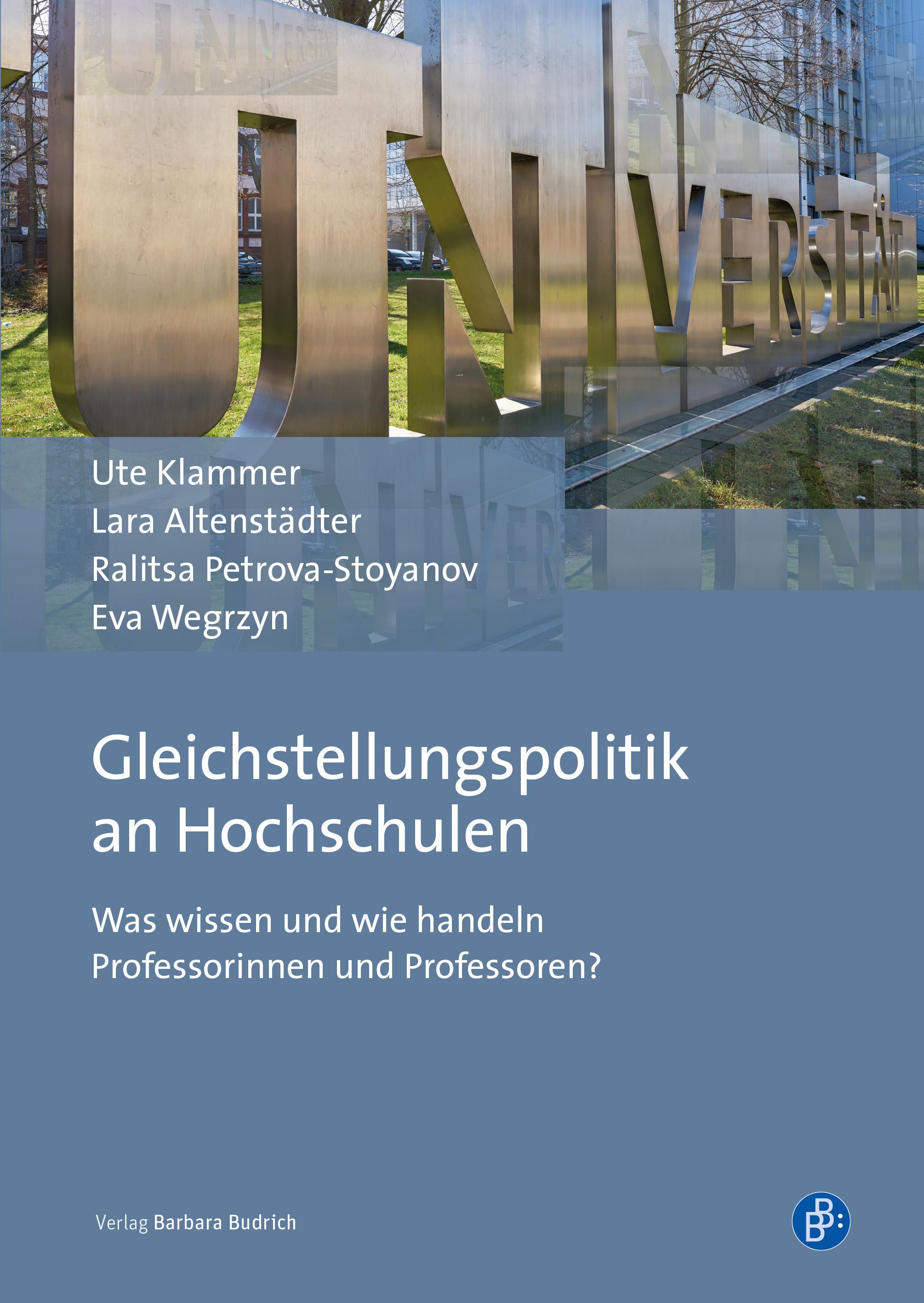 Vorderes Coverbild Gleichstellungspolitik an Hochschulen