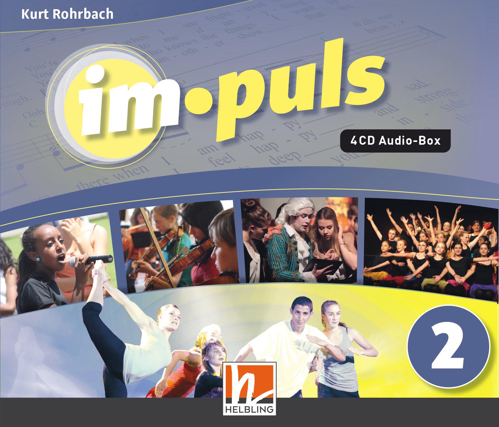 Vorderes Coverbild im.puls 2 - 4 Audio-CDs. Ausgabe Deutschland und Schweiz