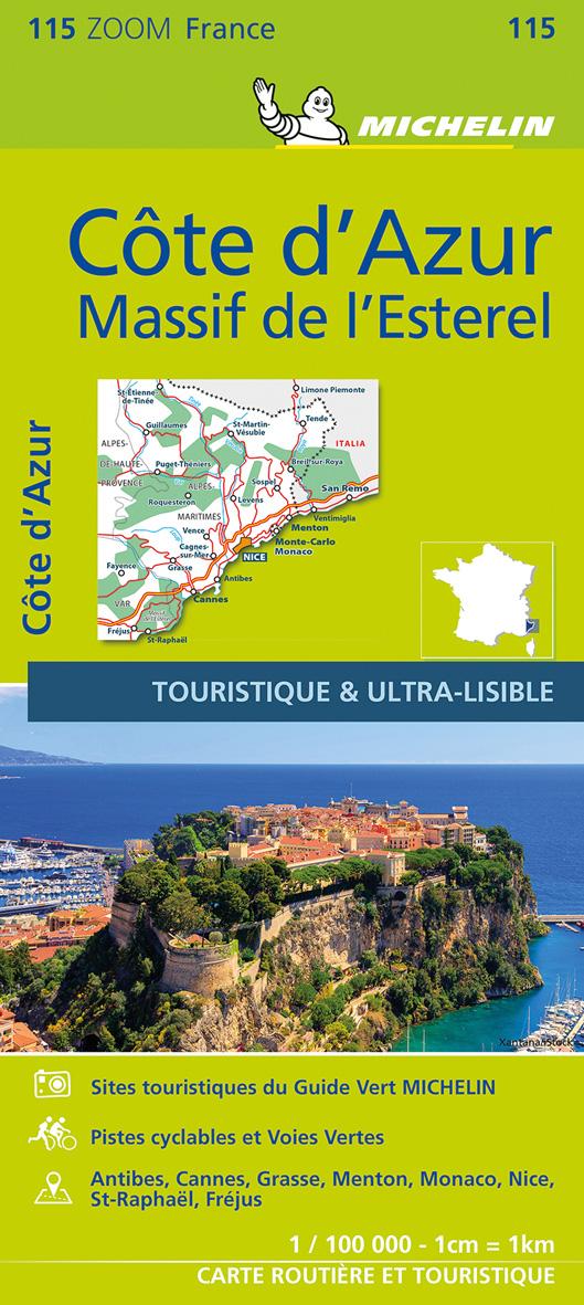 Vorderes Coverbild French Riviera, Esterel - Zoom Map 115