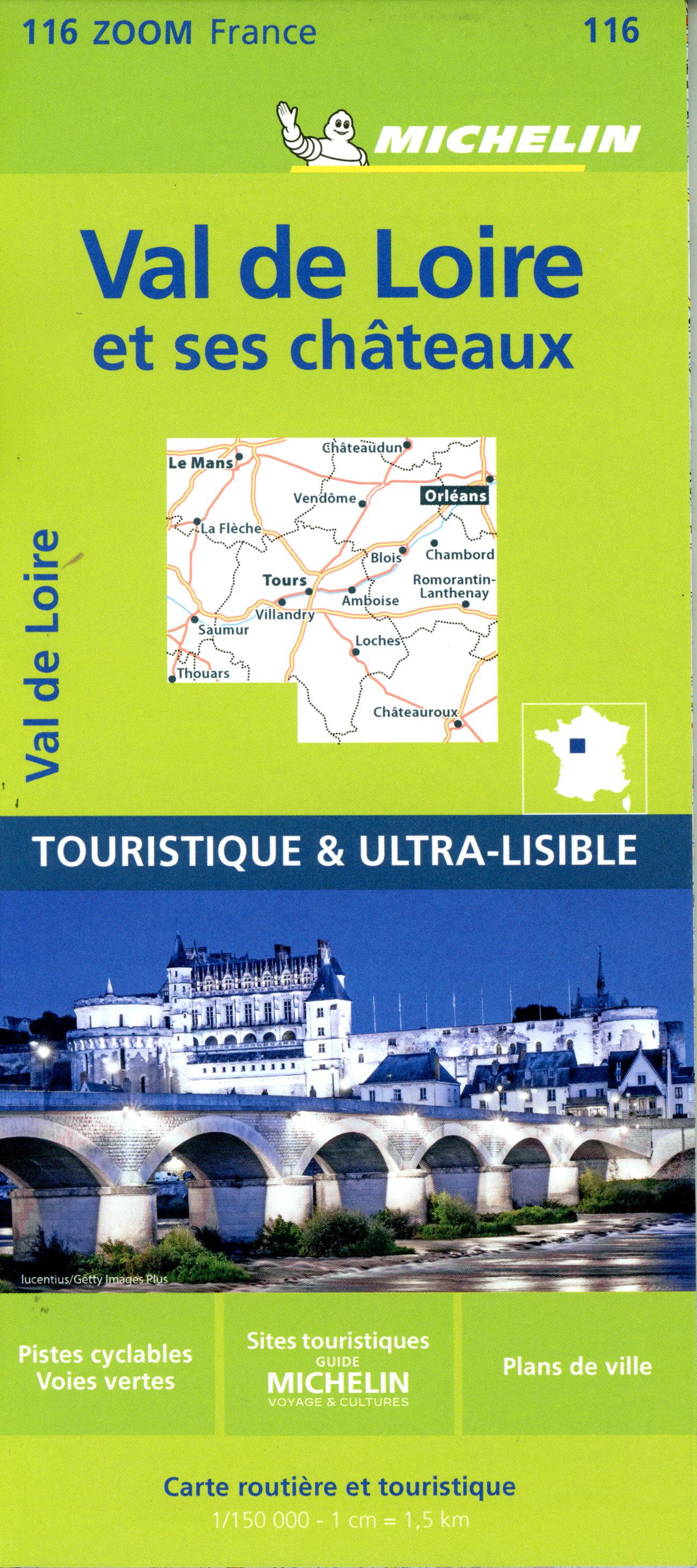 Vorderes Coverbild Chateaux of the Loire - Zoom Map 116