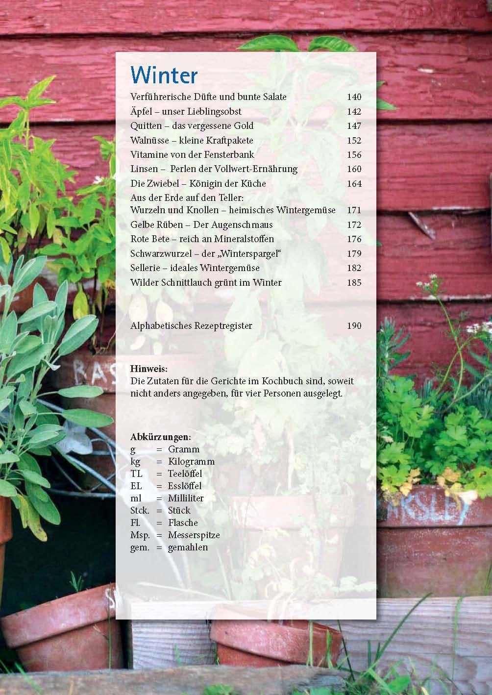 Beispielinhalt (Bild) Die Speisekammer der Natur