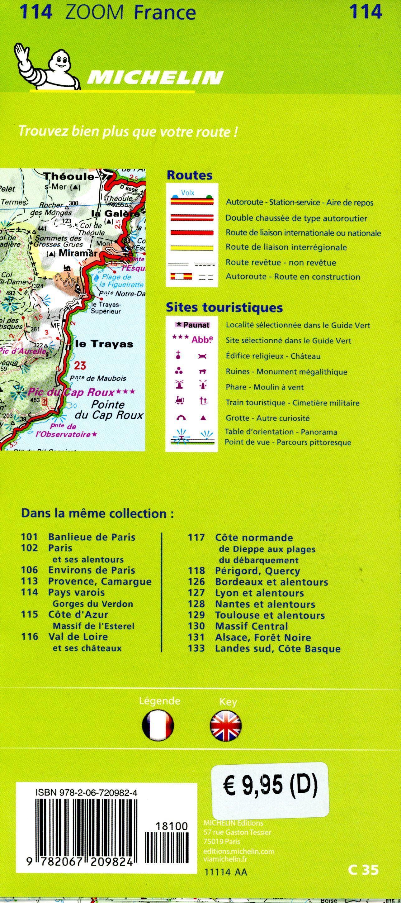 Beispielinhalt (Bild) Pays Varois, Verdon Gorges - Zoom Map 114