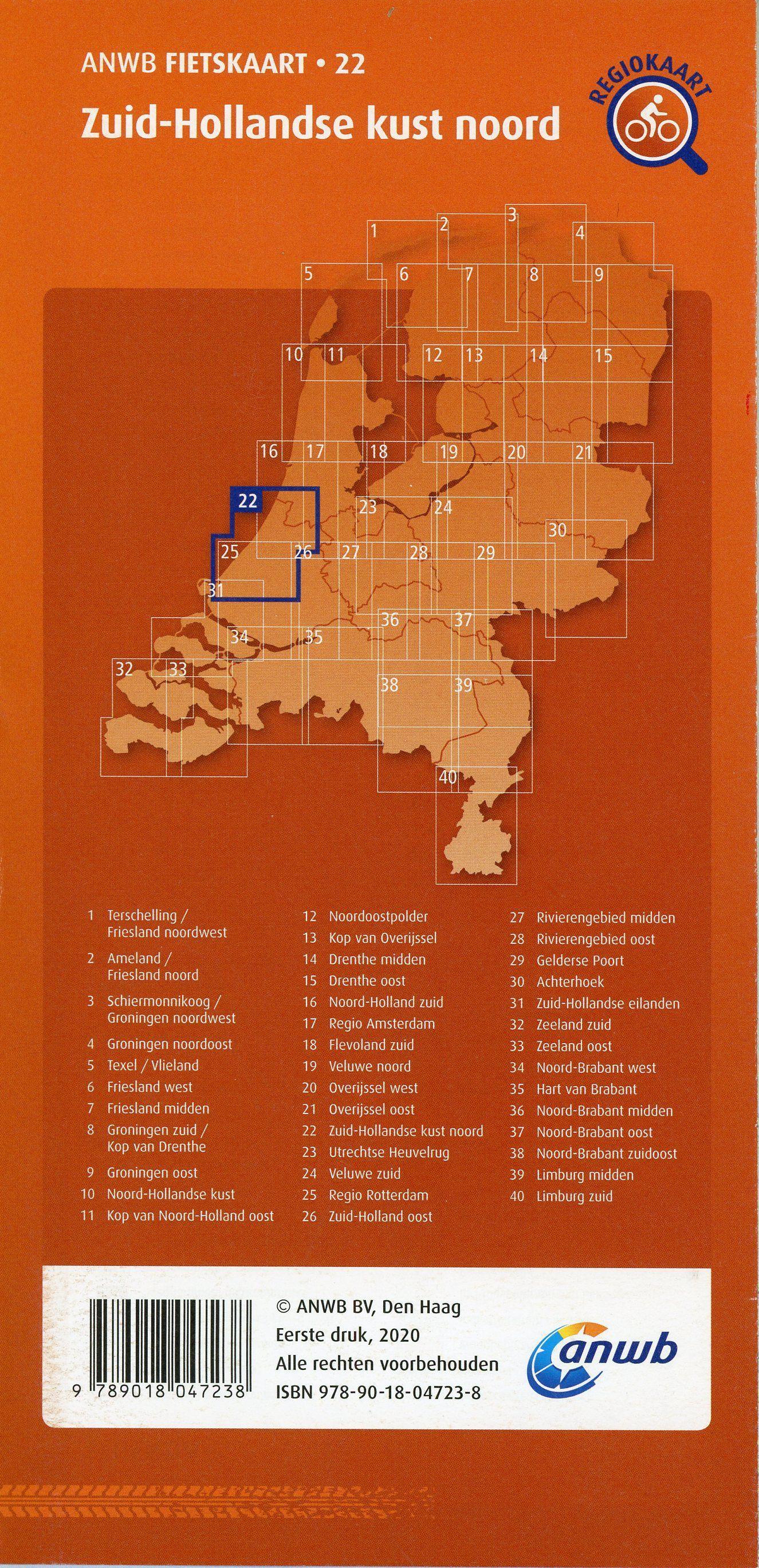 Beispielinhalt (Bild) Zuid-Hollandse kust noord (Den Haag/ Leiden) 1:66 000