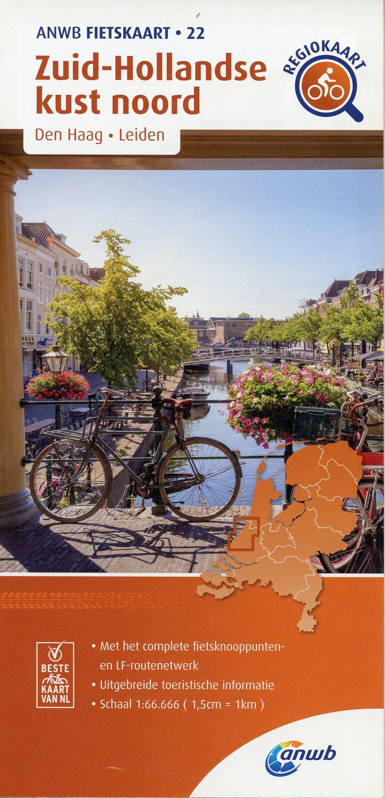 Vorderes Coverbild Zuid-Hollandse kust noord (Den Haag/ Leiden) 1:66 000