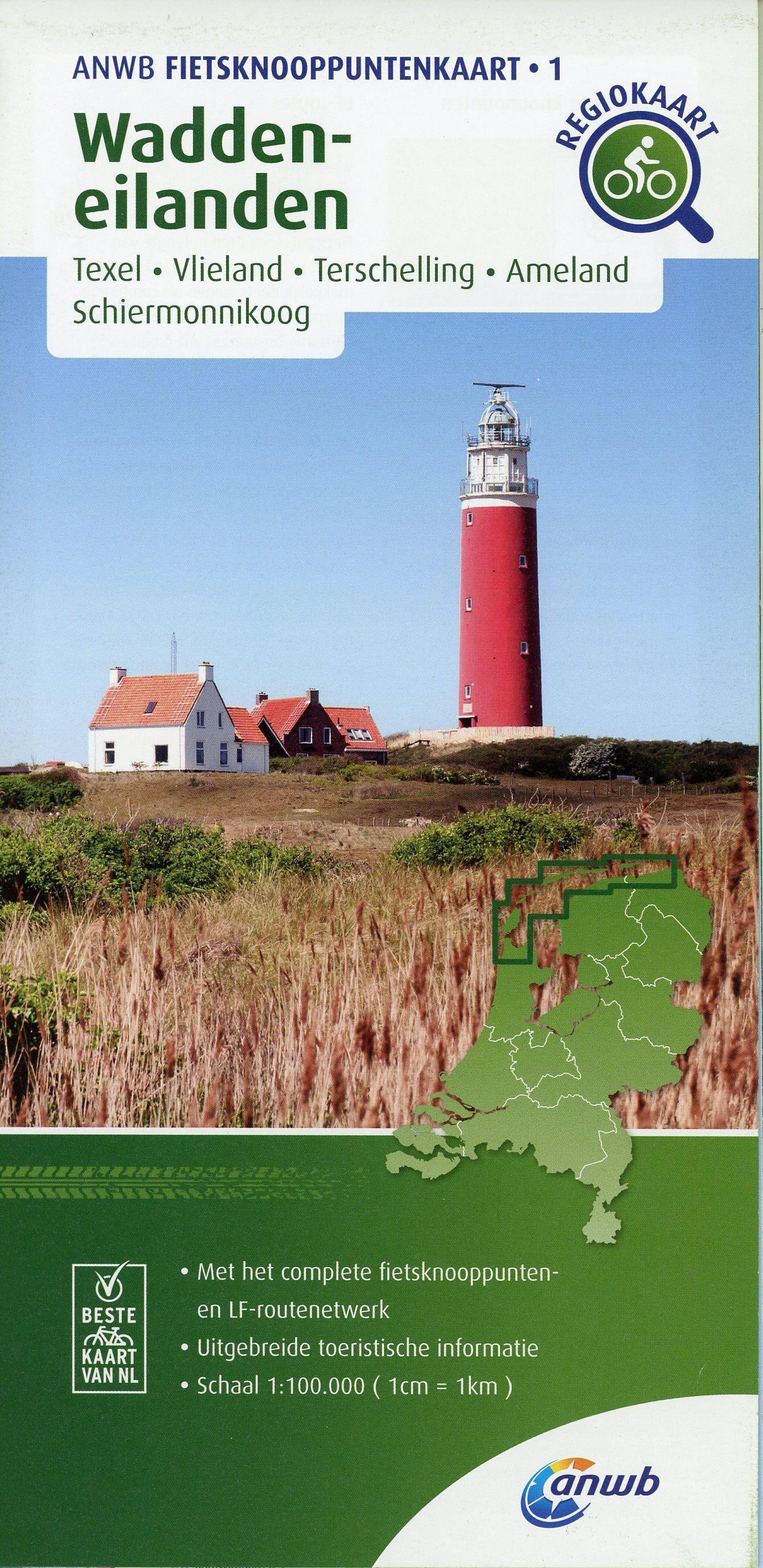 Vorderes Coverbild Wadden Eilanden (Texel / Vlieland / Terschelling / Ameland / Schiermonnikoog) 1:100 000