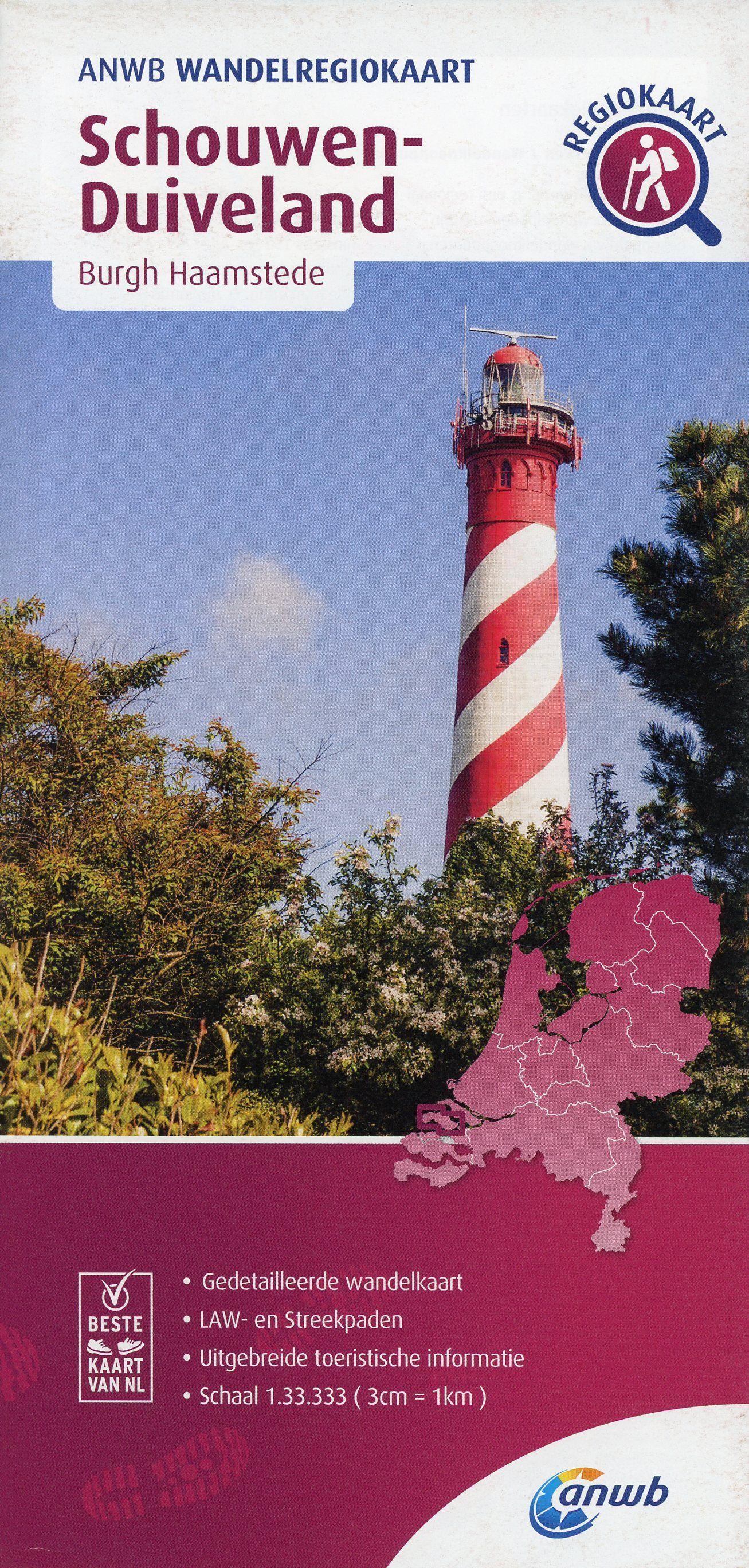 Vorderes Coverbild Schouwen-Duiveland (Burgh Haamstede) 1:33 000