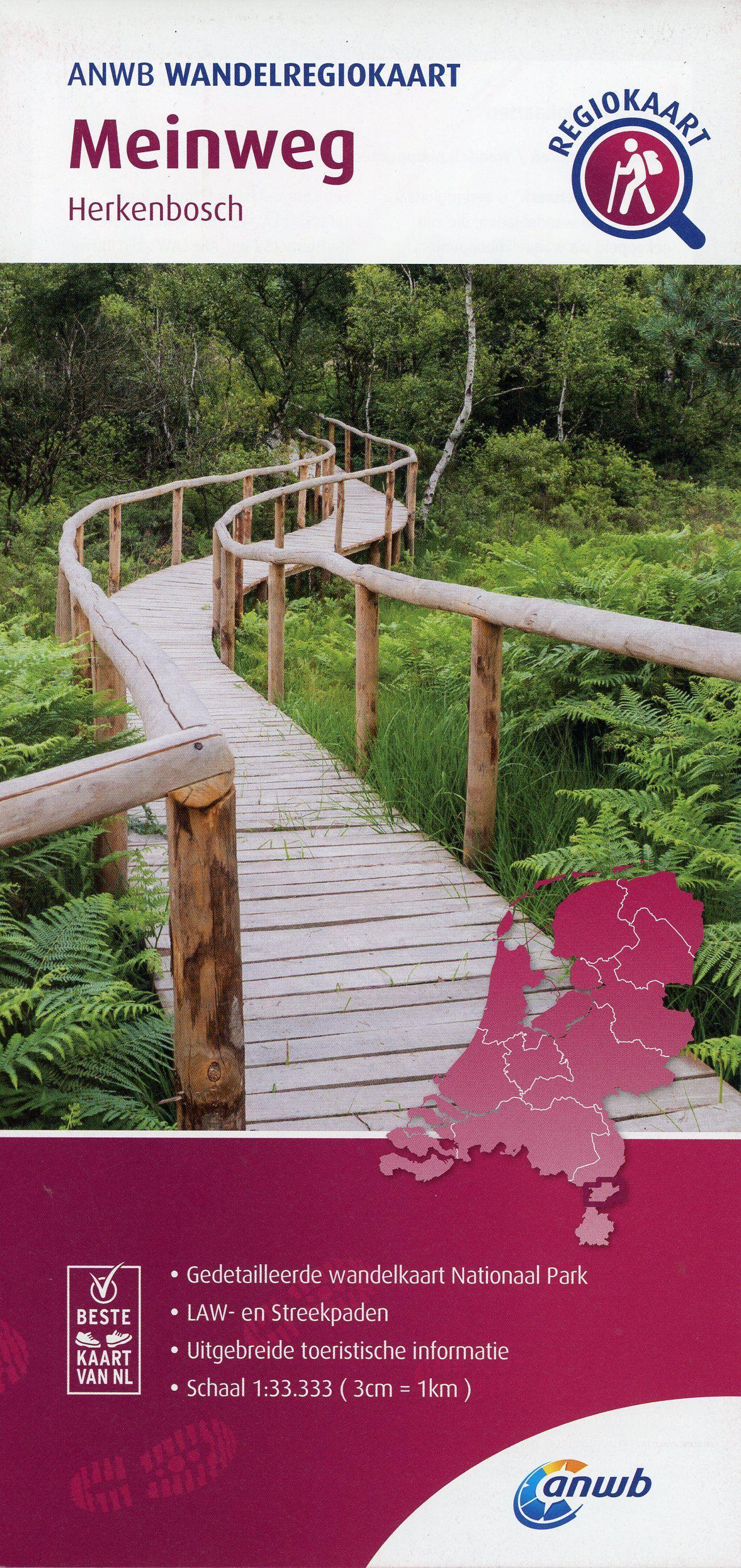 Vorderes Coverbild Meinweg. Herkenbosch. 1 : 33 000