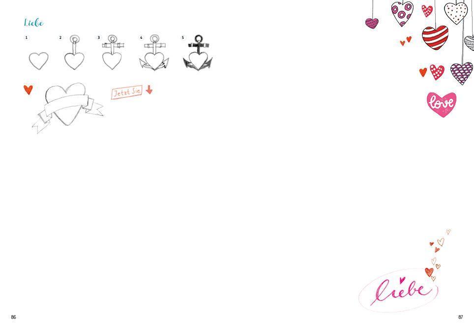 Beispielinhalt (Bild) Handlettering u. Schmuckelemente