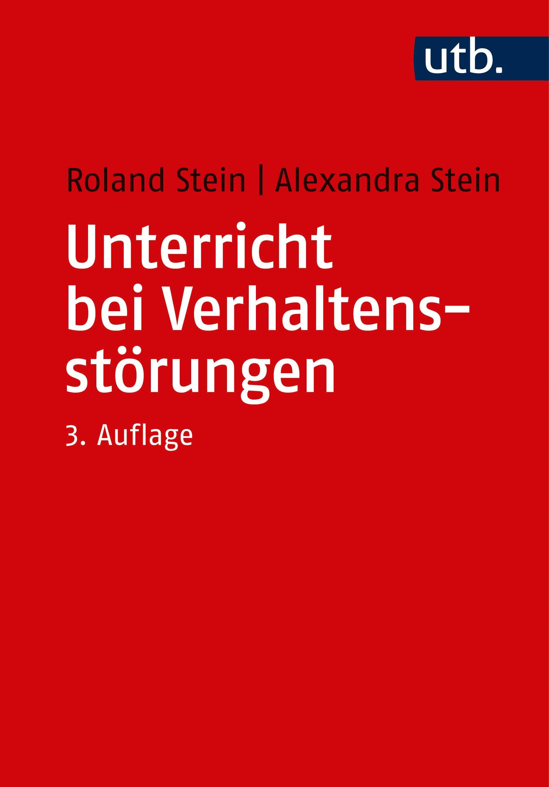 Vorderes Coverbild Unterricht bei Verhaltensstörungen