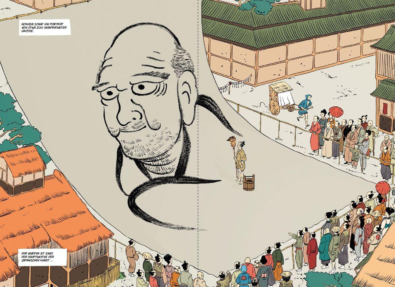Beispielinhalt (Bild) Hokusai - Die Seele Japans entdecken