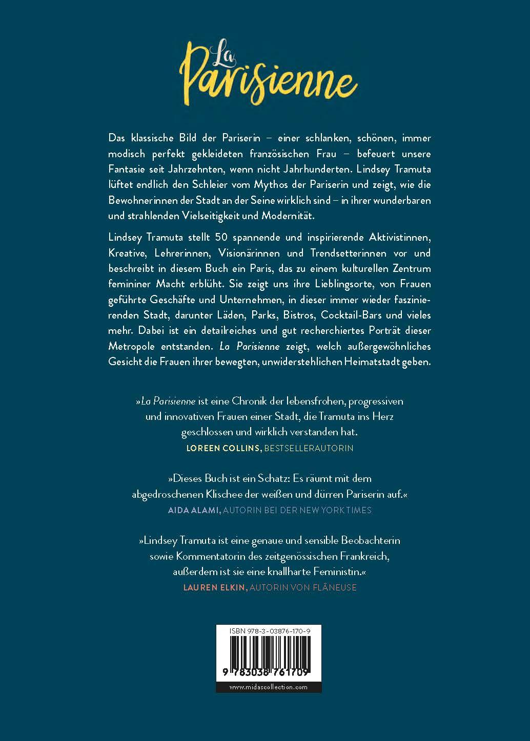 Rückseitencover La Parisienne