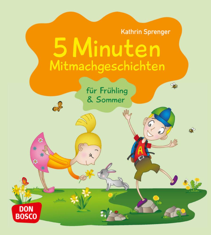 Vorderes Coverbild 5 Minuten Mitmachgeschichten für Frühling und Sommer