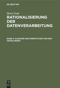 Vorderes Coverbild Planung und Einrichtung von EDV-Abteilungen