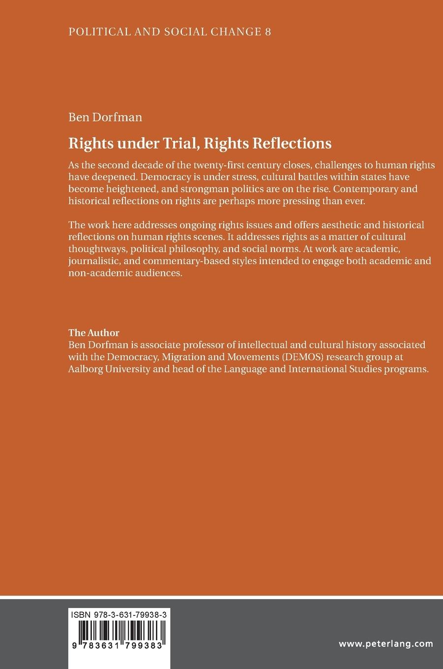 Rückseitencover Rights under Trial, Rights Reflections