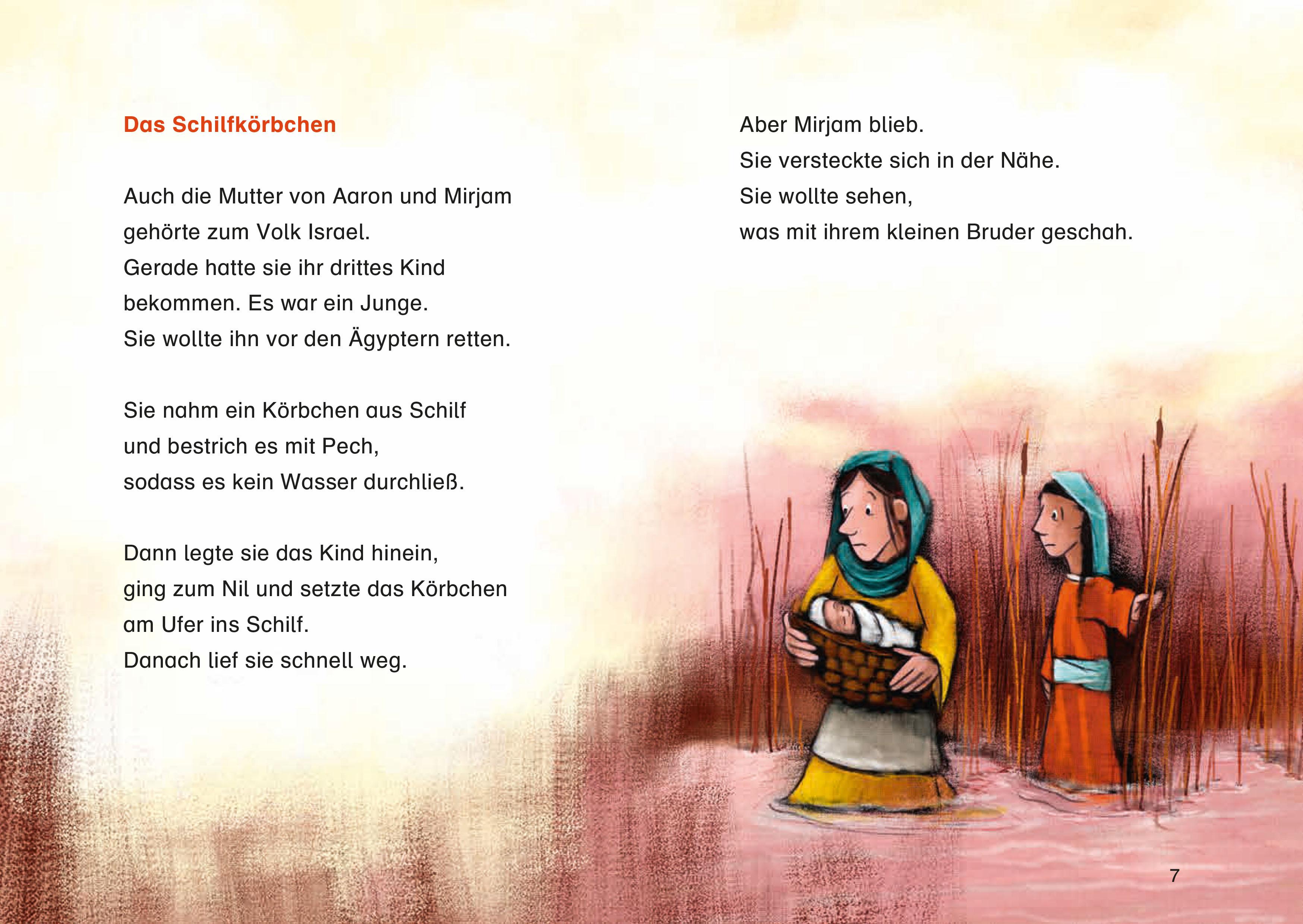 Beispielinhalt (Bild) Mose und der Pharao