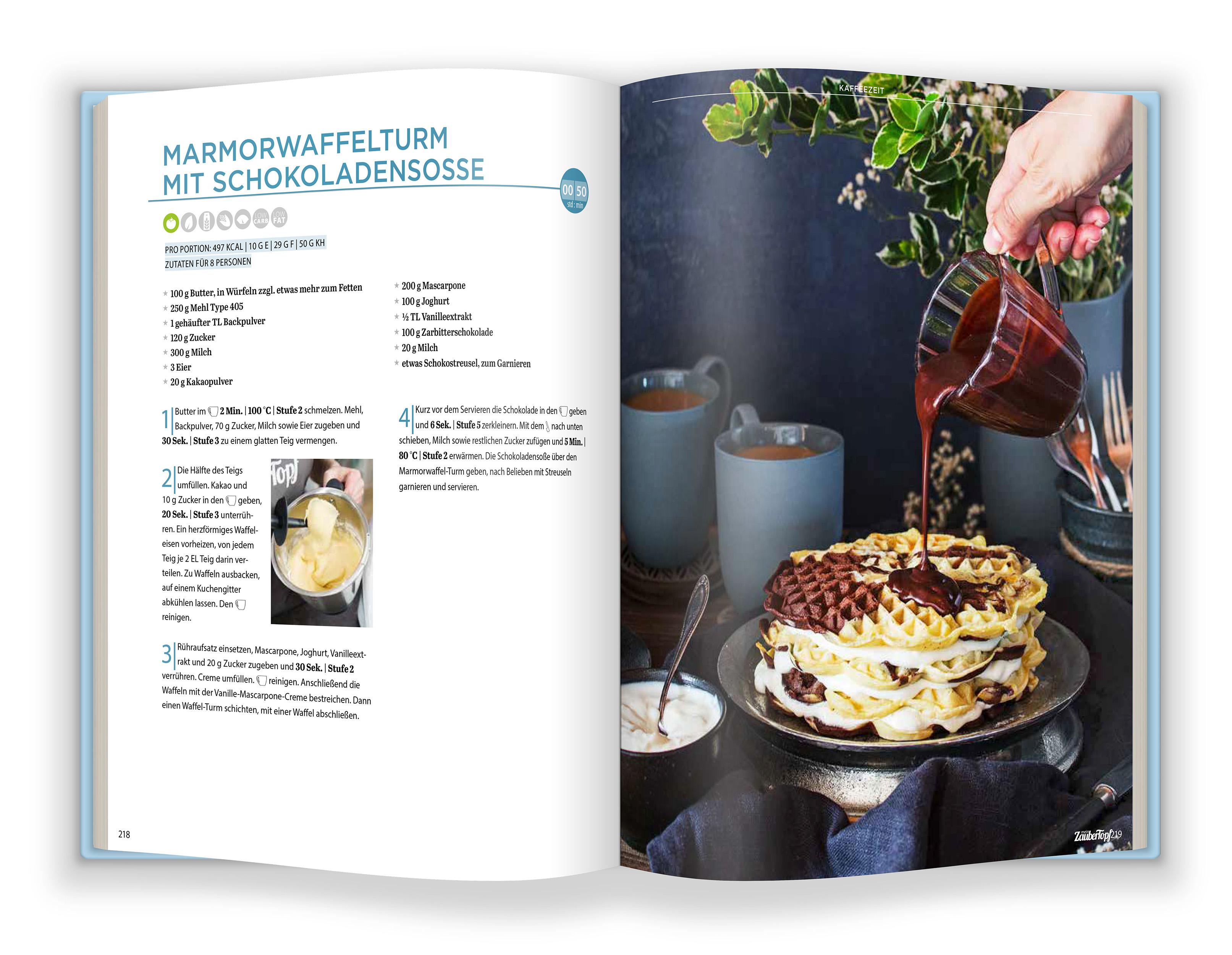 Beispielinhalt (Bild) mein ZauberTopf mixt! Basis Kochbuch