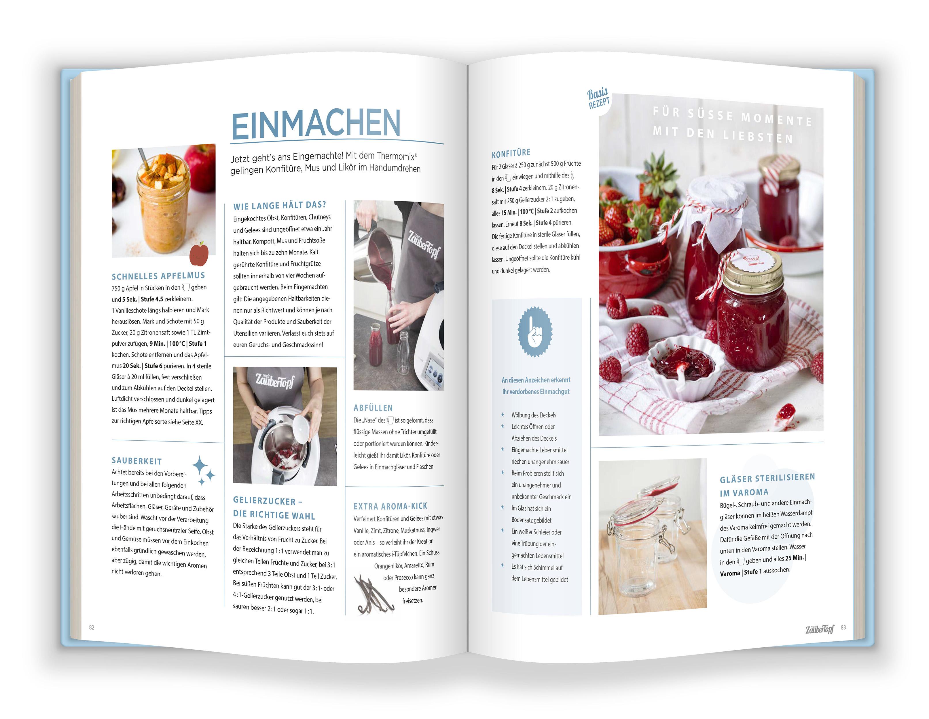 Beispielinhalt (Bild) mein ZauberTopf mixt! Basis Kochbuch