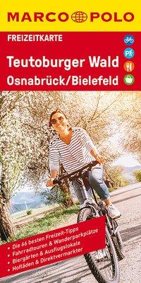 Vorderes Coverbild MARCO POLO Freizeitkarte Teutoburger Wald, Osnabrück, Bielefeld 1:110 000