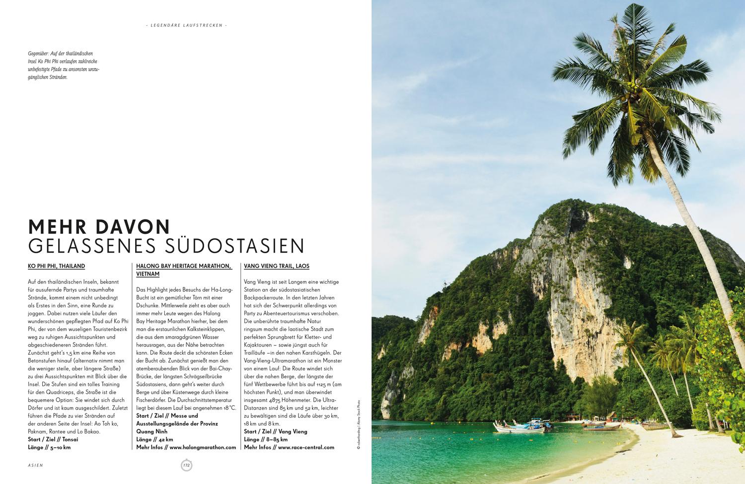 Beispielinhalt (Bild) Lonely Planet Legendäre Laufstrecken